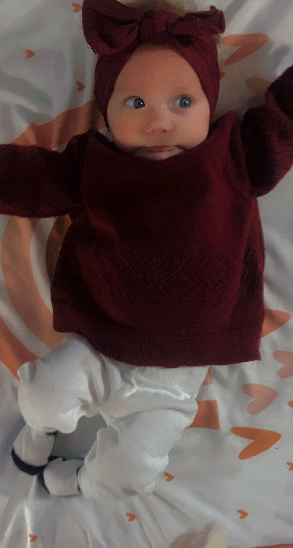 Indie is registered to the contest to win money with this photo: baby, baby_products, baby_toddler_clothing, cap, cheek, child, doll, eye, fashion_accessory, fur, happy, head, headgear, peach, petal, pink, sleeve, textile, toy, white