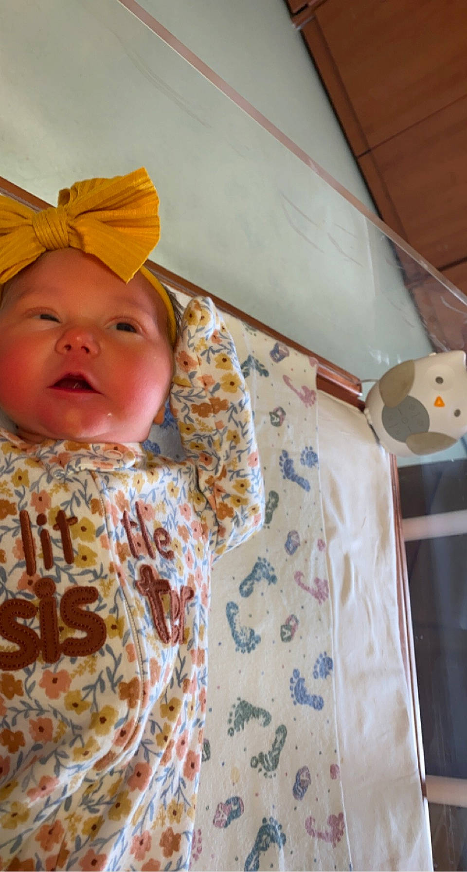 Indie joined the competition — help win amazing prizes! baby, baby_products, baby_toddler_clothing, bedding, bedtime, cheek, child, comfort, fun, happy, hat, headwear, infant_bed, linens, pattern, person, room, skin, smile, toddler