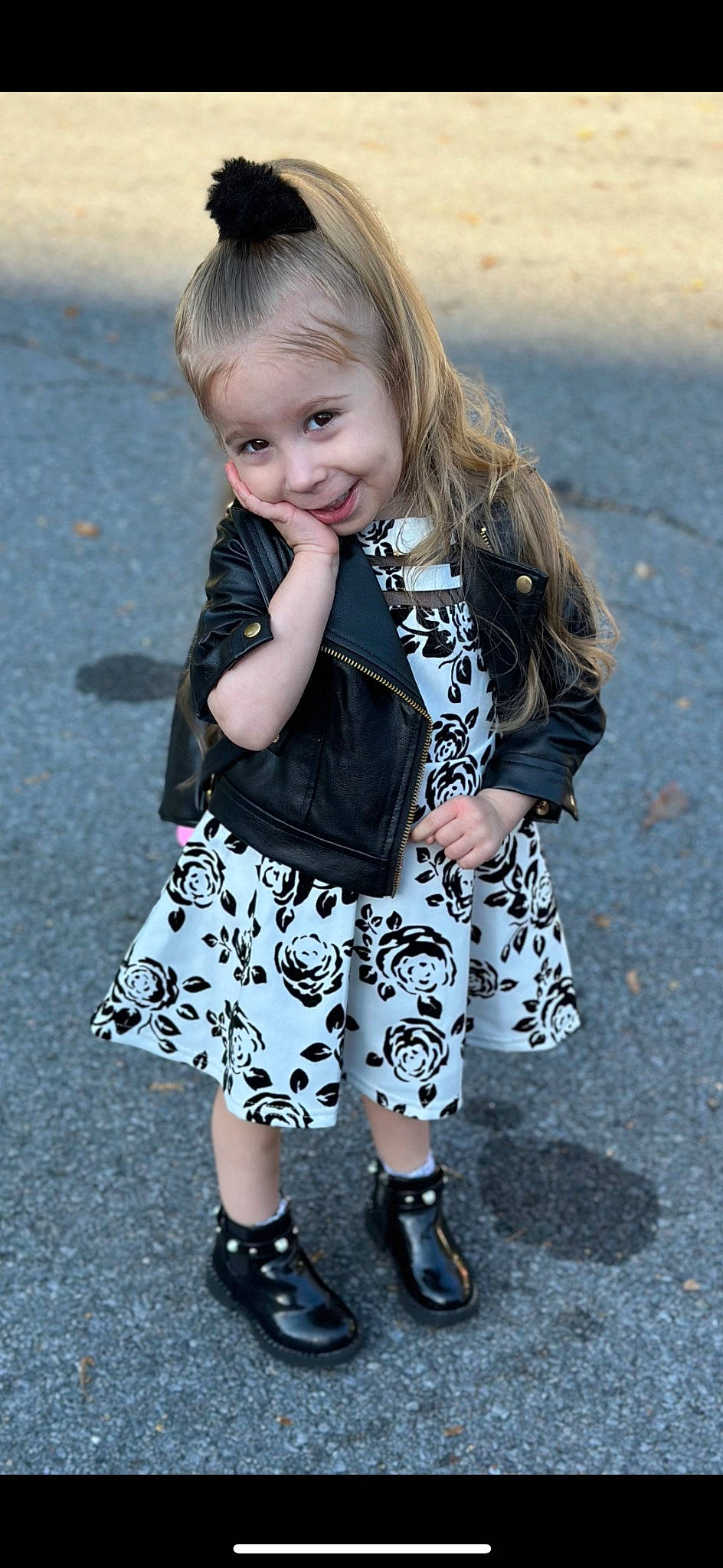 Capri joined the competition — help win amazing prizes! baby_toddler_clothing, beauty, blond, child, electric_blue, face, fun, hairstyle, happy, iris, joint, joy, knee, pattern, person, photograph, sleeve, smile, standing, summer