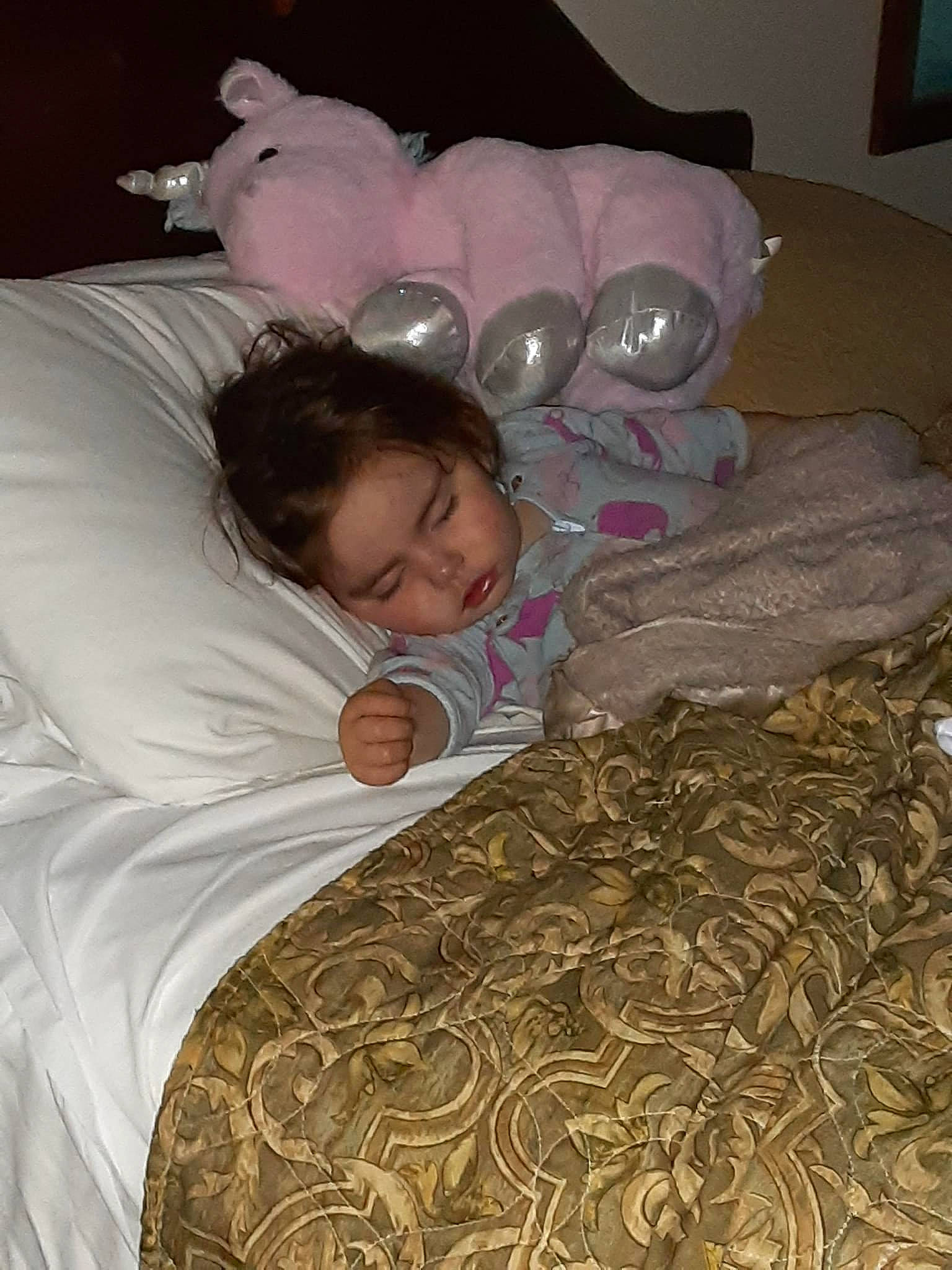 Maddison joined the competition — help win amazing prizes! baby_toddler_clothing, bed, bed_sheet, bedding, bedroom, bedtime, child, comfort, eye, flooring, fun, happy, linens, military_camouflage, nap, pattern, person, room, textile, toddler