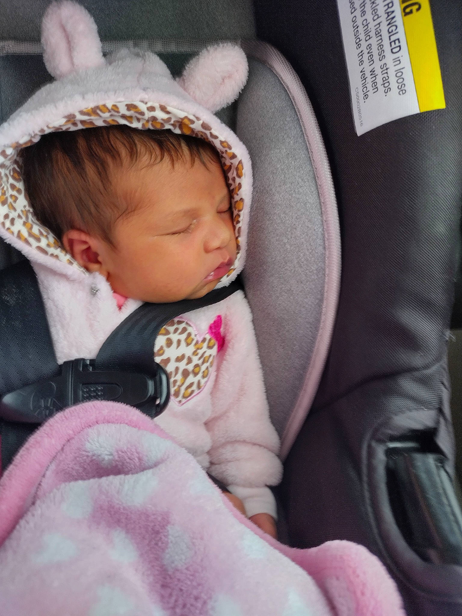 Violet joined the competition — help win amazing prizes! auto_part, baby, baby_carriage, baby_in_car_seat, baby_products, baby_sleeping, baby_toddler_clothing, car_seat, cheek, child, comfort, cool, finger, headgear, pattern, person, sitting, sleeve, steering_wheel, textile