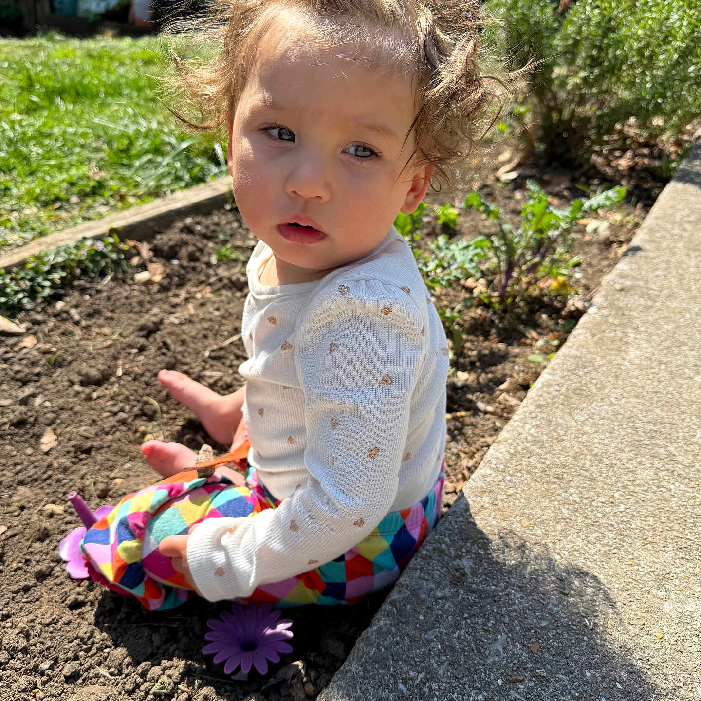 Sedona joined the competition — help win amazing prizes! baby, bodypart, face, finger, garden, gardening, hand, head, herbal, herbs, jar, nature, outdoors, person, photography, plant, planter, portrait, pottedplant, soil
