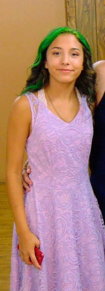 Karina is registered to the contest to win money with this photo: chest, clothing, day_dress, dress, eyelash, fashion_design, hair, joy, lip, long_hair, magenta, neck, one_piece_garment, outerwear, person, pink, purple, shoulder, sleeve, trunk