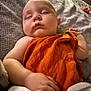 Faust joined the competition — help win amazing prizes! baby, sleeping, blanket, orange_cloth, bed, peaceful, infant, closeup, portrait, soft_lighting, resting, child, cozy, hand, face, skin, indoors, quiet, relaxation, comfort
