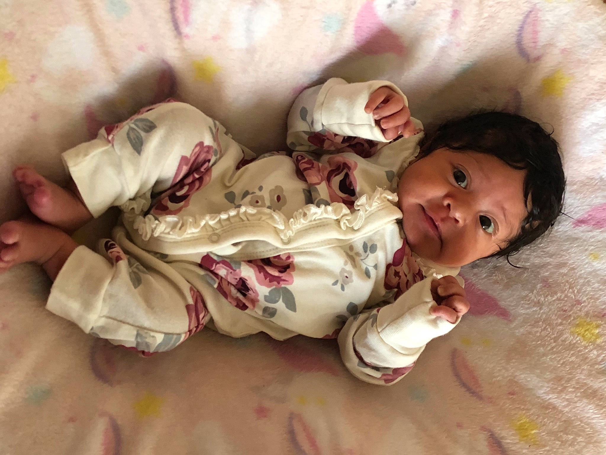 Ciara is registered to the contest to win money with this photo: baby, baby_products, baby_sleeping, baby_toddler_clothing, bedding, bedtime, carmine, cheek, child, comfort, fur, headgear, linens, nap, person, pink, room, sleep, toddler, toy