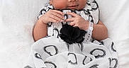 Xiomara joined the competition — help win amazing prizes! adorable, baby, child, clothing, cute, flower, hands, headband, heart_pattern, indoors, infant, lying_down, newborn, peaceful, portrait, resting, sleeping, small_feet, soft_texture, white_blanket