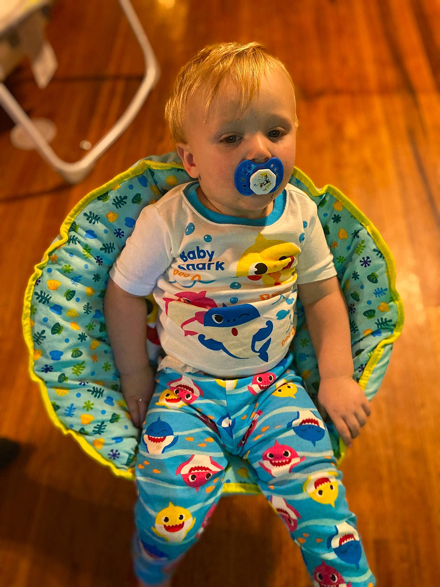 Royce is registered to the contest to win money with this photo: baby, baby_toddler_clothing, cheek, chest, child, chin, comfort, fun, hair, happy, head, human_body, neck, person, sleeve, sportswear, t_shirt, thigh, toddler, trunk