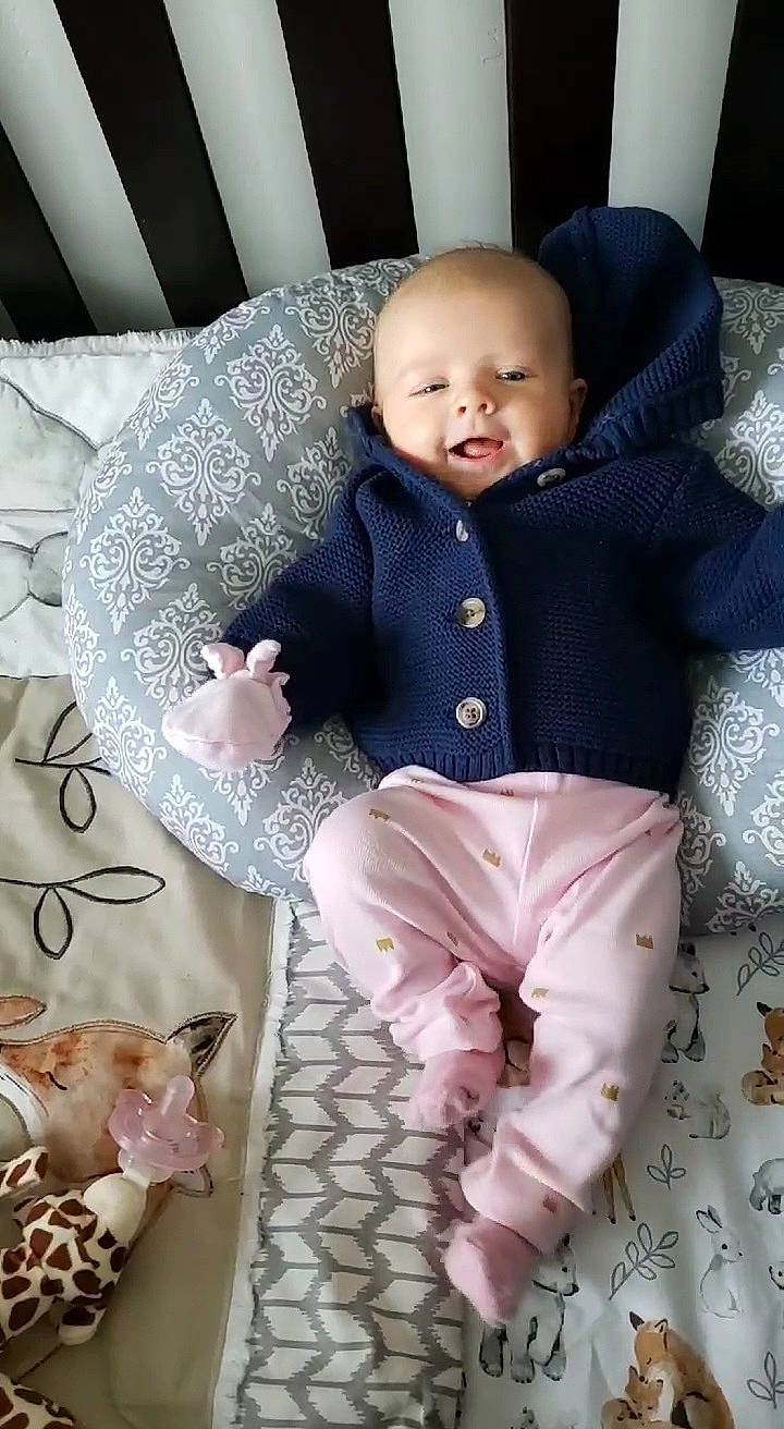 Mercedes joined the competition — help win amazing prizes! baby, baby_products, baby_toddler_clothing, cheek, child, outerwear, person, pink, product, smile, toddler