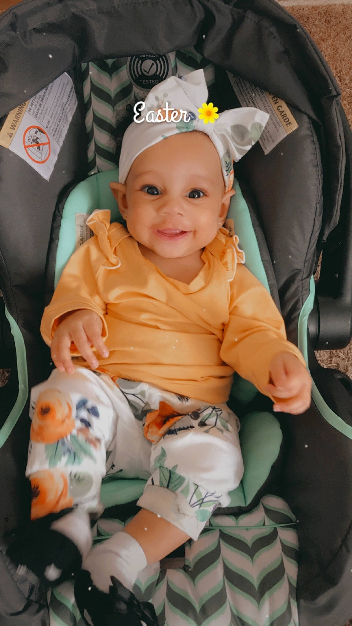 Bria joined the competition — help win amazing prizes! baby, baby_products, baby_toddler_clothing, child, headwear, joy, person, product, toddler