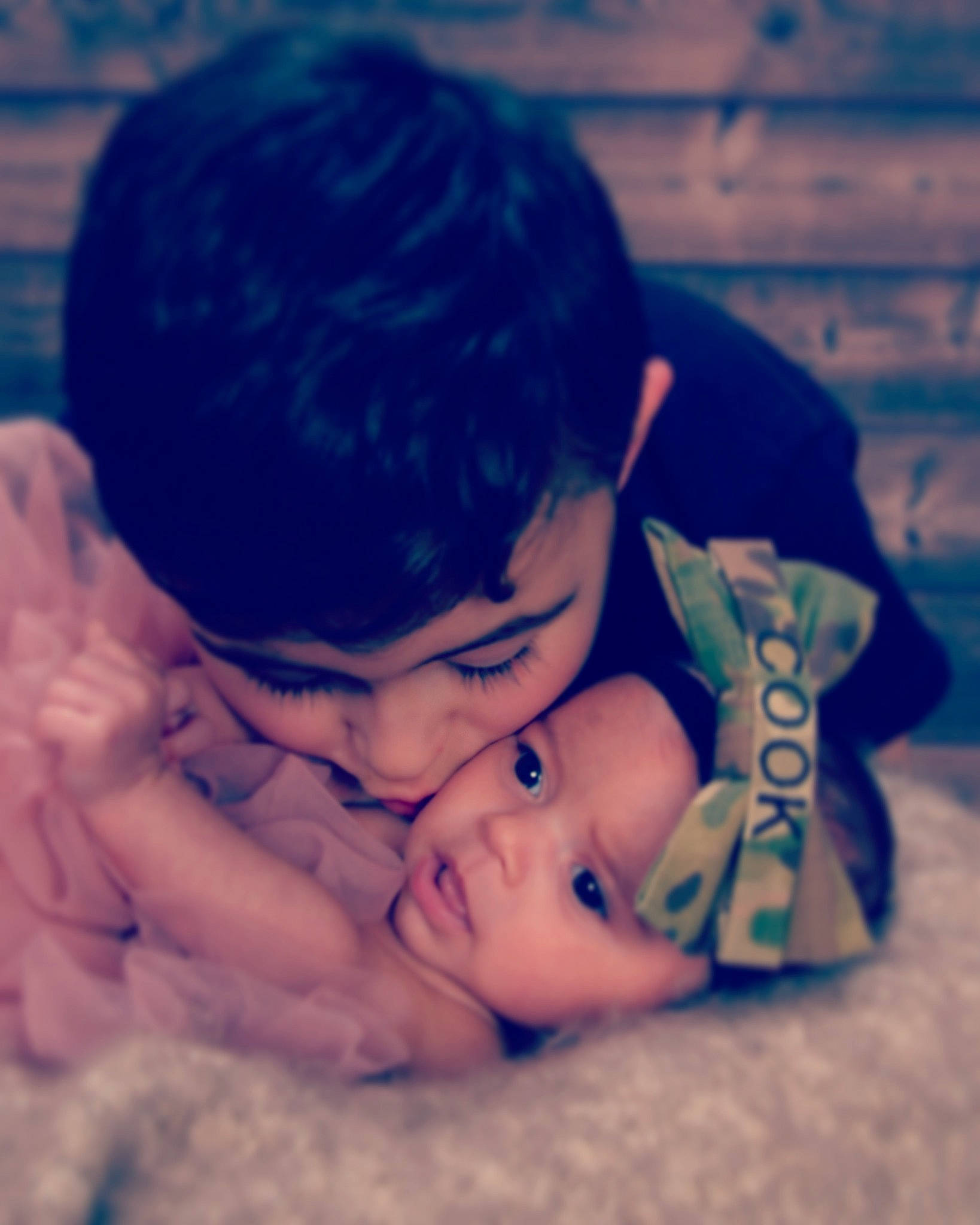 Loretta joined the competition — help win amazing prizes! baby, bedtime, black_hair, cheek, child, cloud, eye, hand, happy, headwear, hug, human, interaction, love, nose, person, photography, sibling, skin, sky