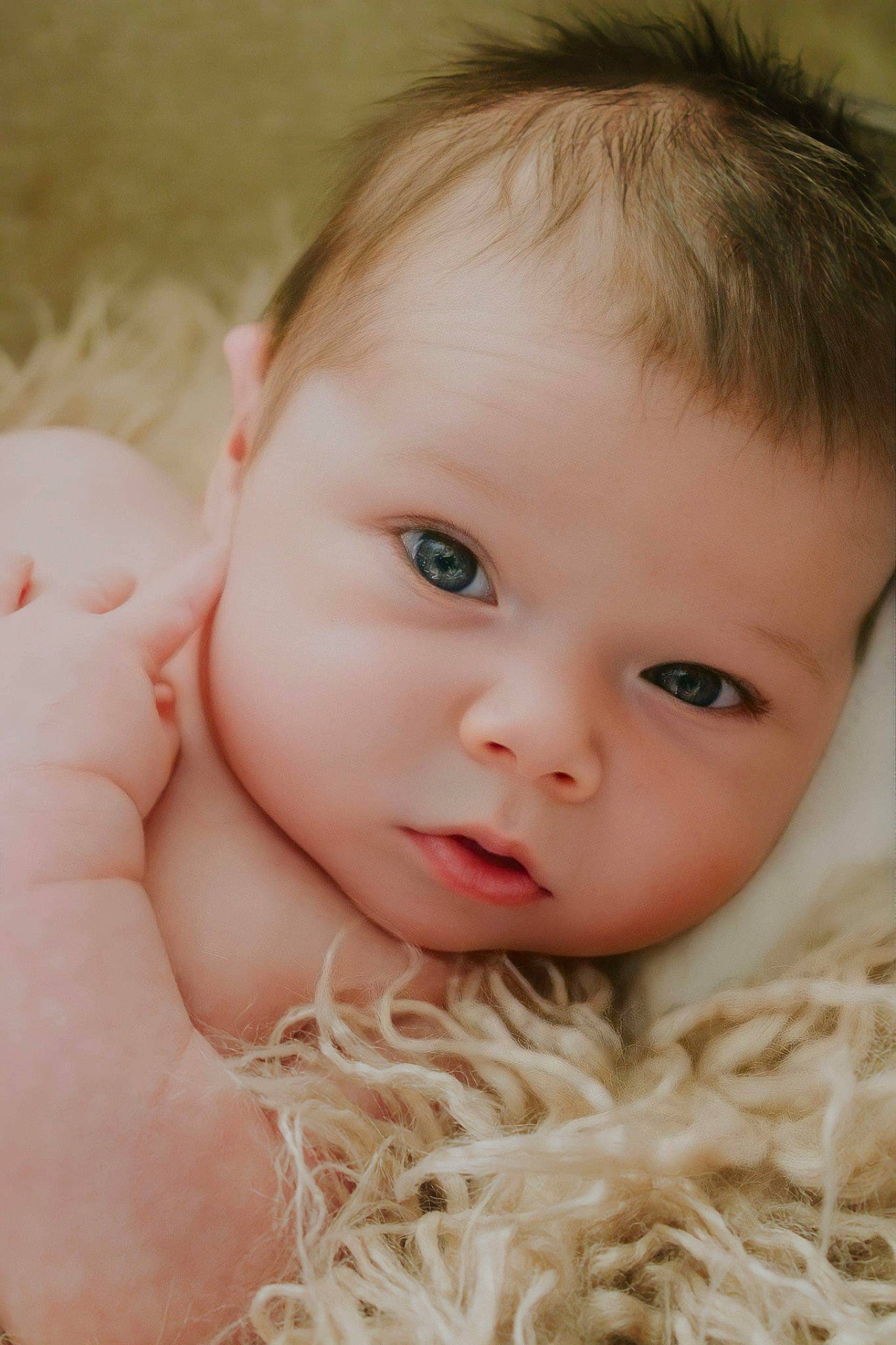 Logan joined the competition — help win amazing prizes! baby, baby_toddler_clothing, blond, cheek, child, chin, ear, eye, eyebrow, eyelash, face, flash_photography, grass, happy, head, iris, lip, nose, person, skin