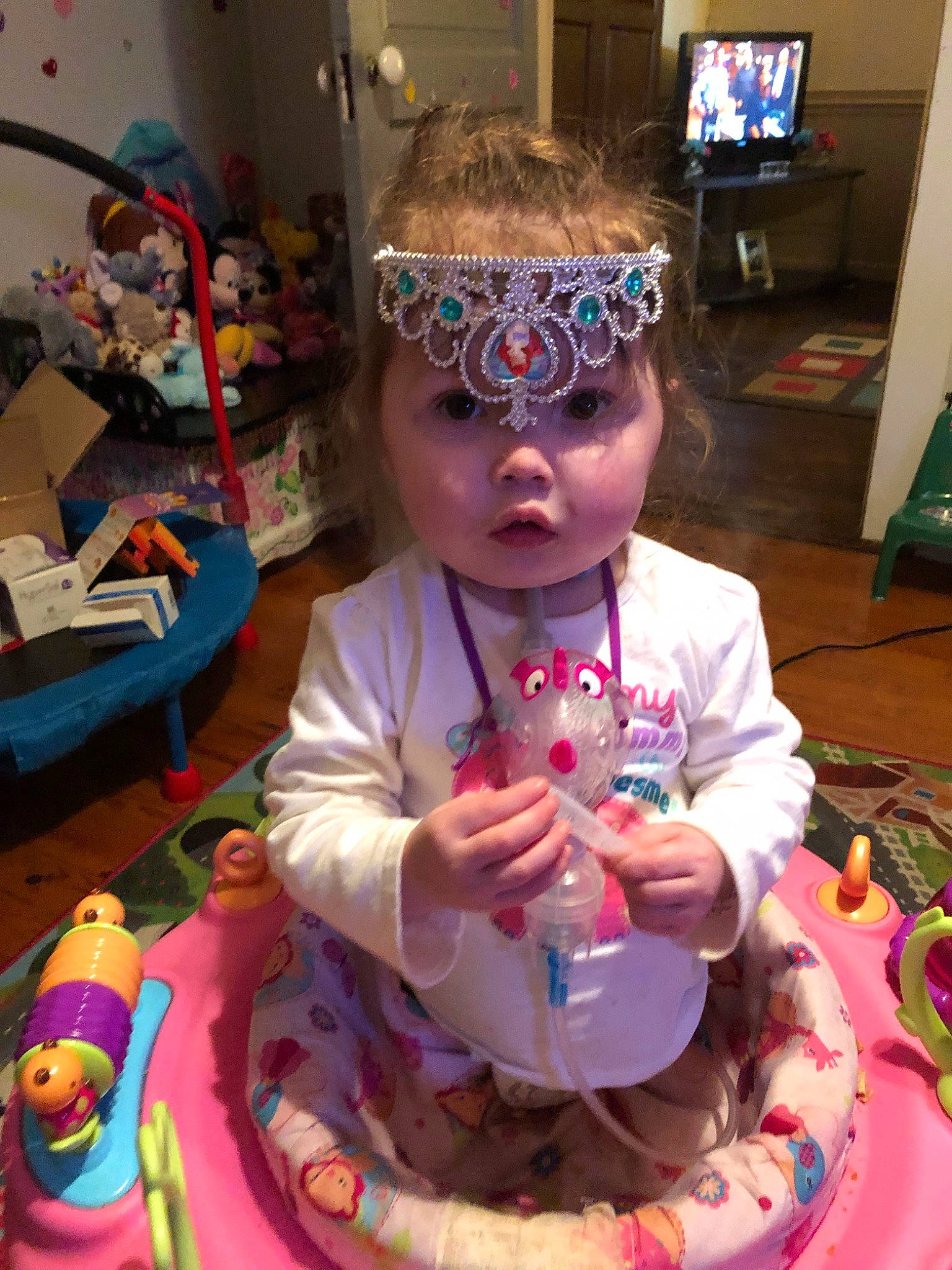 Addyson is registered to the contest to win money with this photo: birthday, birthday_cake, cake, child, hair_accessory, headpiece, headwear, party, person, toddler