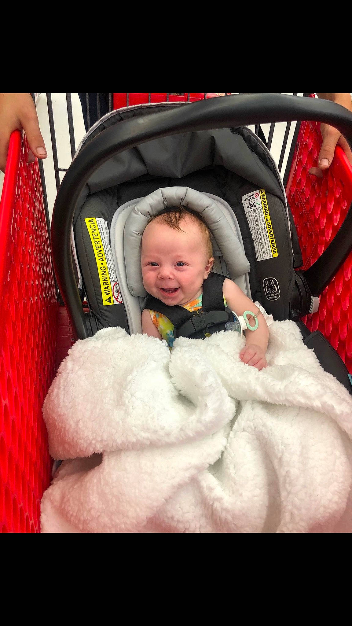 Kaison joined the competition — help win amazing prizes! auto_part, automotive_design, baby, baby_carriage, baby_in_car_seat, baby_safety, baby_toddler_clothing, beauty, car_seat, car_seat_cover, child, comfort, happy, motor_vehicle, people, person, red, smile, steering_wheel, toddler