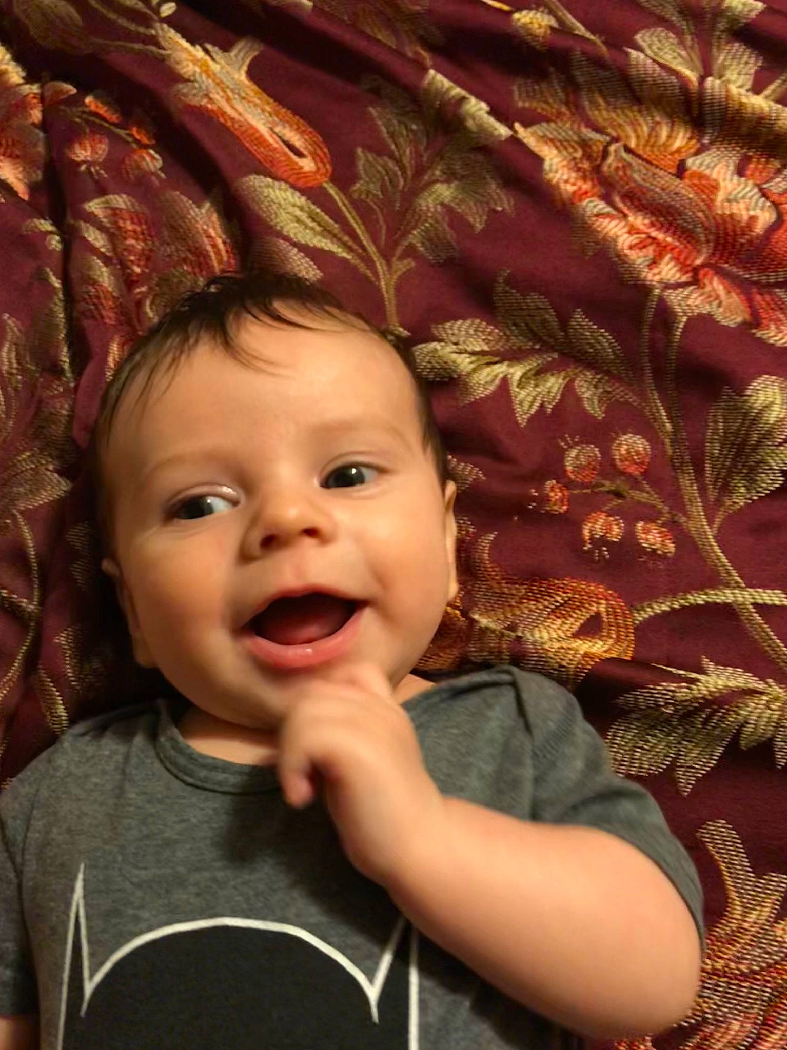 Braiden is registered to the contest to win money with this photo: cheek, child, ear, eye, face, forehead, girl, happiness, head, infant, person, skin, smile, toddler