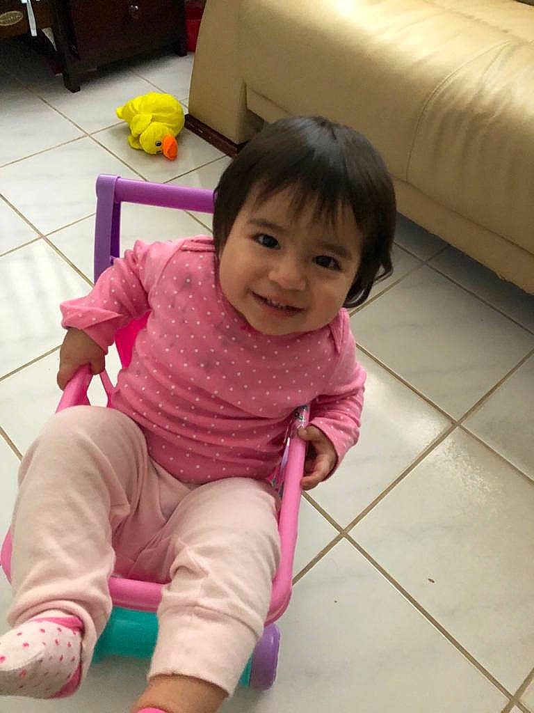 Yara joined the competition — help win amazing prizes! cheek, child, crawling, day, eye, floor, fun, girl, infant, joy, leg, person, pink, play, product, purple, sitting, skin, smile, standing