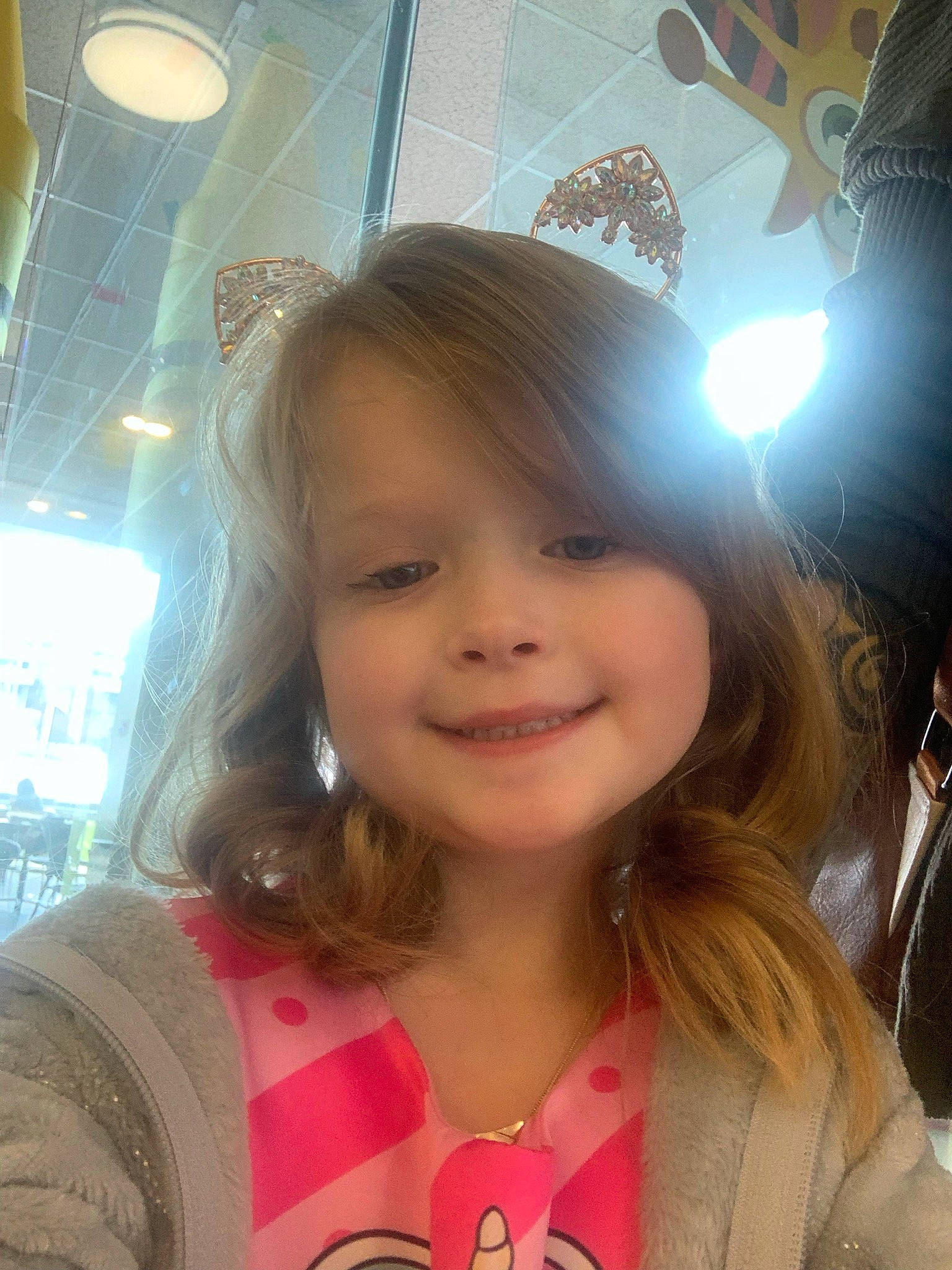 Cora joined the competition — help win amazing prizes! cheek, chin, cool, ear, eyebrow, eyelash, facial_expression, forehead, fun, hairstyle, happy, iris, joy, lip, organ, people, person, photograph, pink, skin