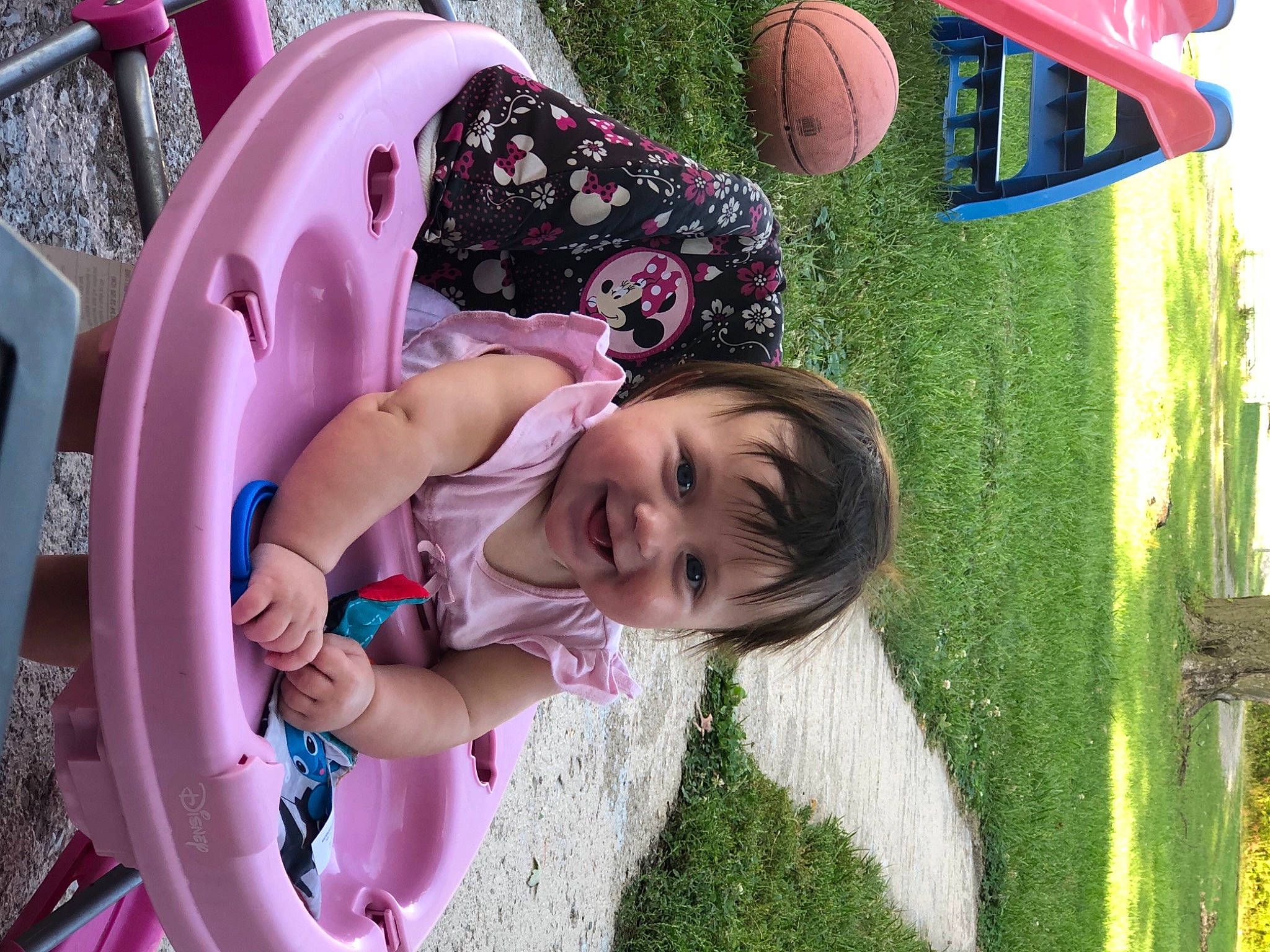 Addisyn is registered to the contest to win money with this photo: baby_toddler_clothing, beauty, fun, grass, green, happy, joy, leisure, magenta, people_in_nature, person, photograph, pink, plant, public_space, purple, recreation, skin, smile, summer