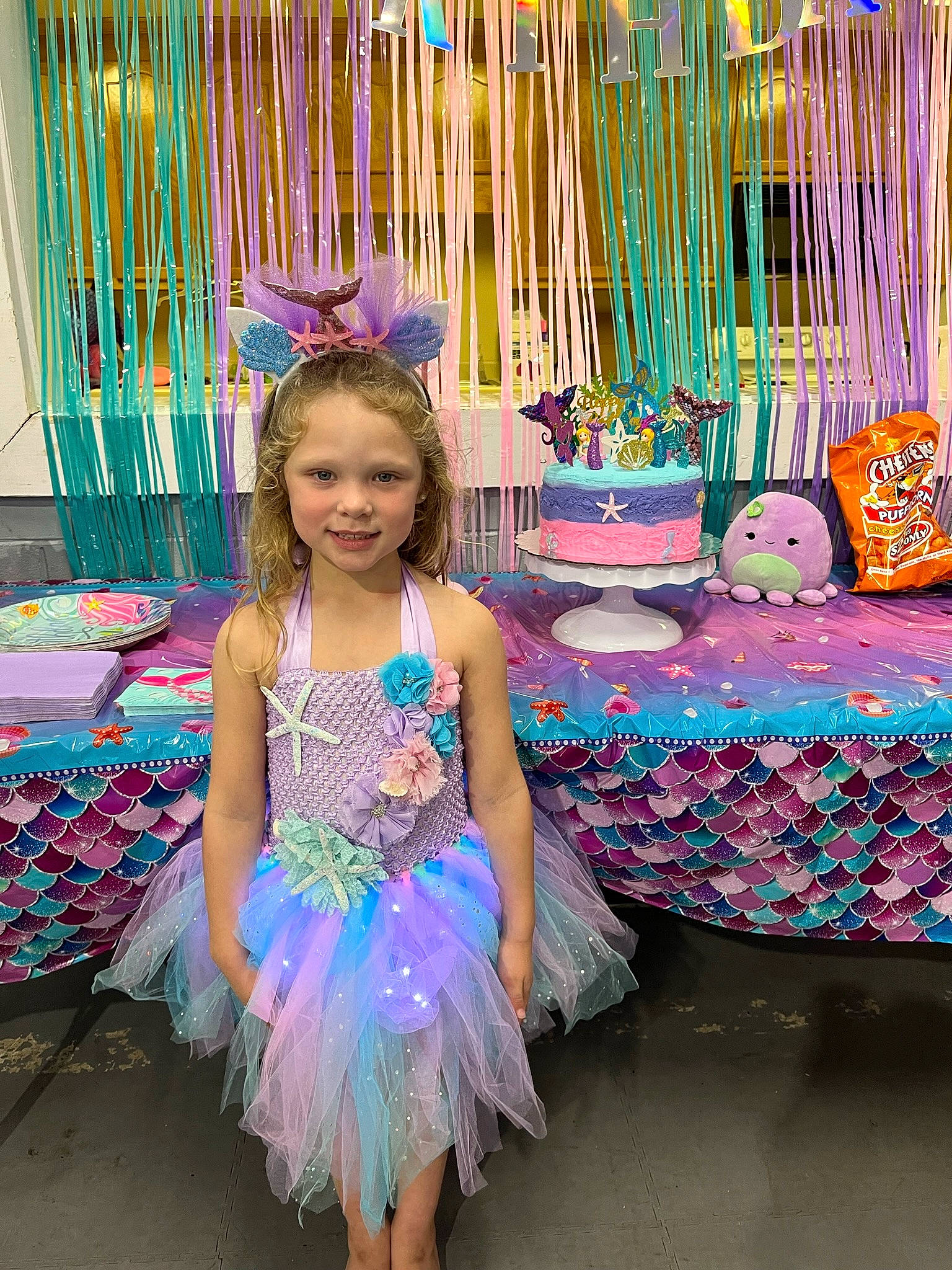 Blakelee is registered to the contest to win money with this photo: child, decoration, electric_blue, entertainment, event, facial_expression, fashion, fashion_accessory, fashion_design, fun, happy, joy, leisure, magenta, person, pink, purple, smile, table, textile