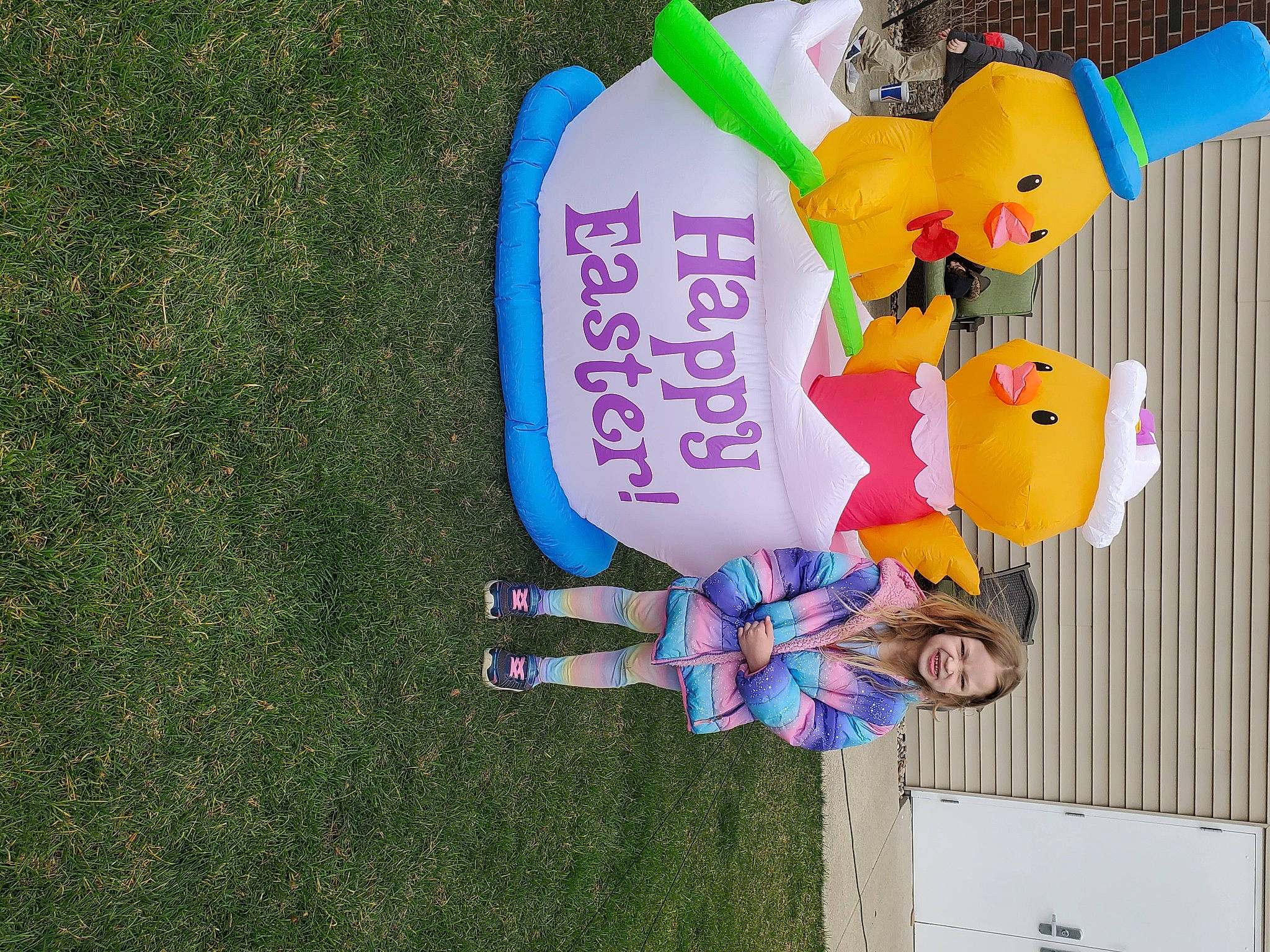 Willow joined the competition — help win amazing prizes! baby_products, baby_toys, balloon, electric_blue, event, font, fun, grass, happy, magenta, party_supply, person, plant, plush, stuffed_toy, toy