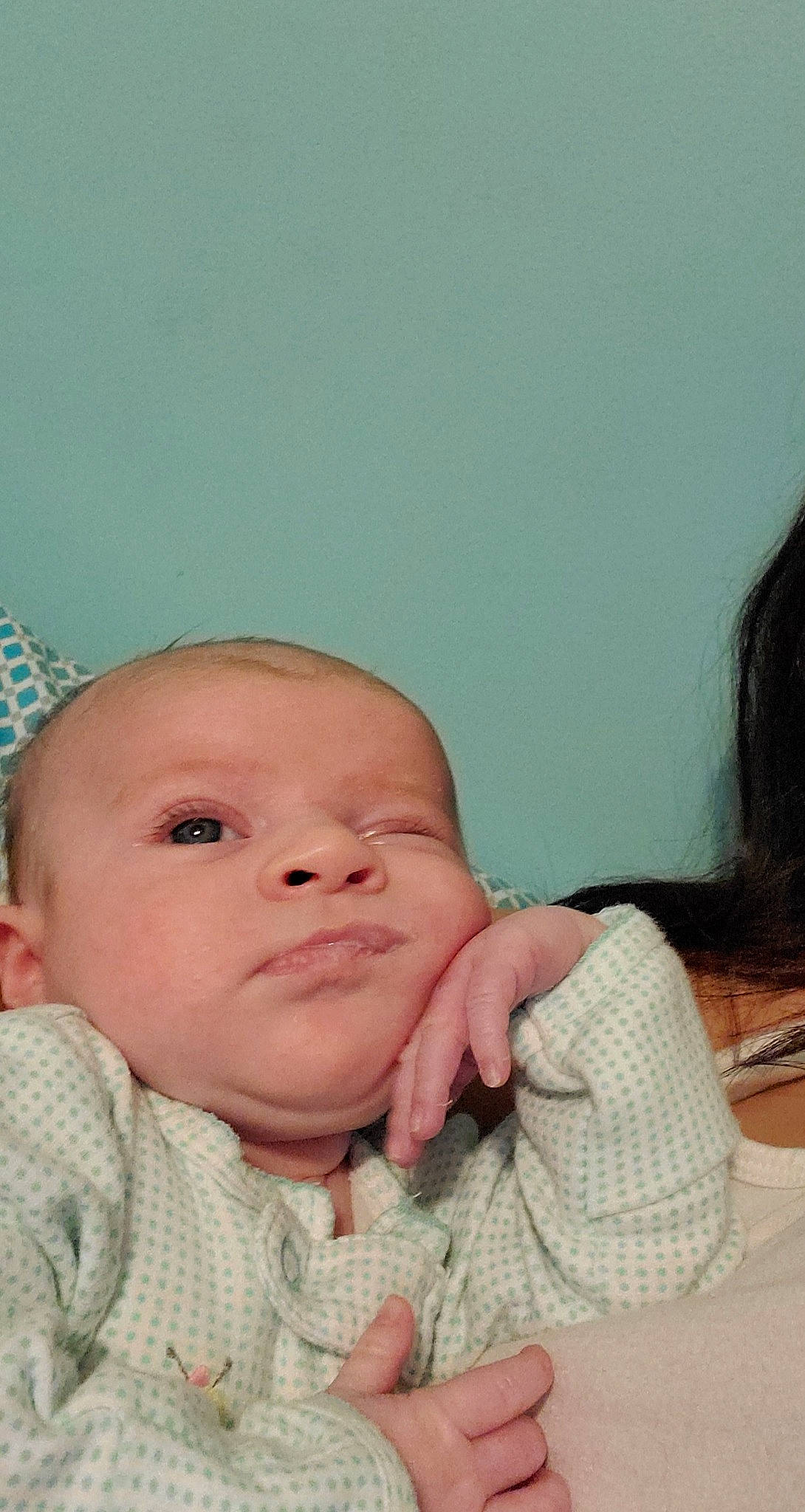 Chevelle joined the competition — help win amazing prizes! baby, cheek, child, eye, face, head, lip, mouth, nose, person, skin, smile, toddler