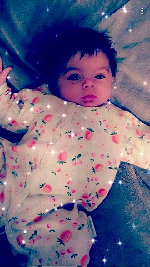 Izzy is registered to the contest to win money with this photo: black_hair, cheek, child, cool, face, fun, girl, head, human_hair_color, infant, iris, mouth, person, pink, skin, smile, space, toddler