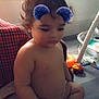 toddler, child, baby, diaper, sitting, indoor, toy_car, floor, window, curtain, filter, sparkles, bear_ears, hair, skin, child_playing, home, room, soft_light, casual