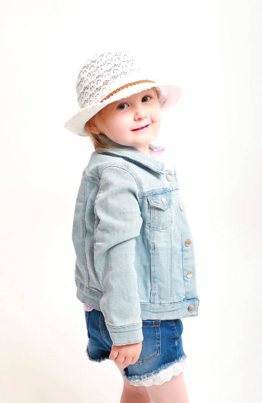 Lexie joined the competition — help win amazing prizes! cap, clothing, collar, cool, denim, dress_shirt, face, grey, hat, head, headgear, headwear, jeans, joy, neck, person, shorts, skin, sleeve, smile