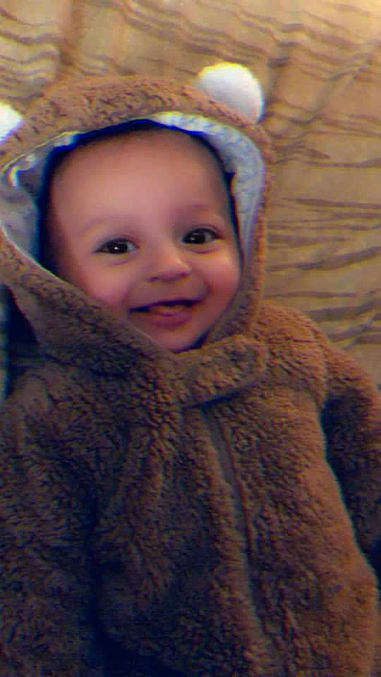 Andres joined the competition — help win amazing prizes! baby, cheek, child, ear, eye, face, fur, fur_clothing, head, headgear, iris, joy, person, portrait, skin, smile, toddler, wool