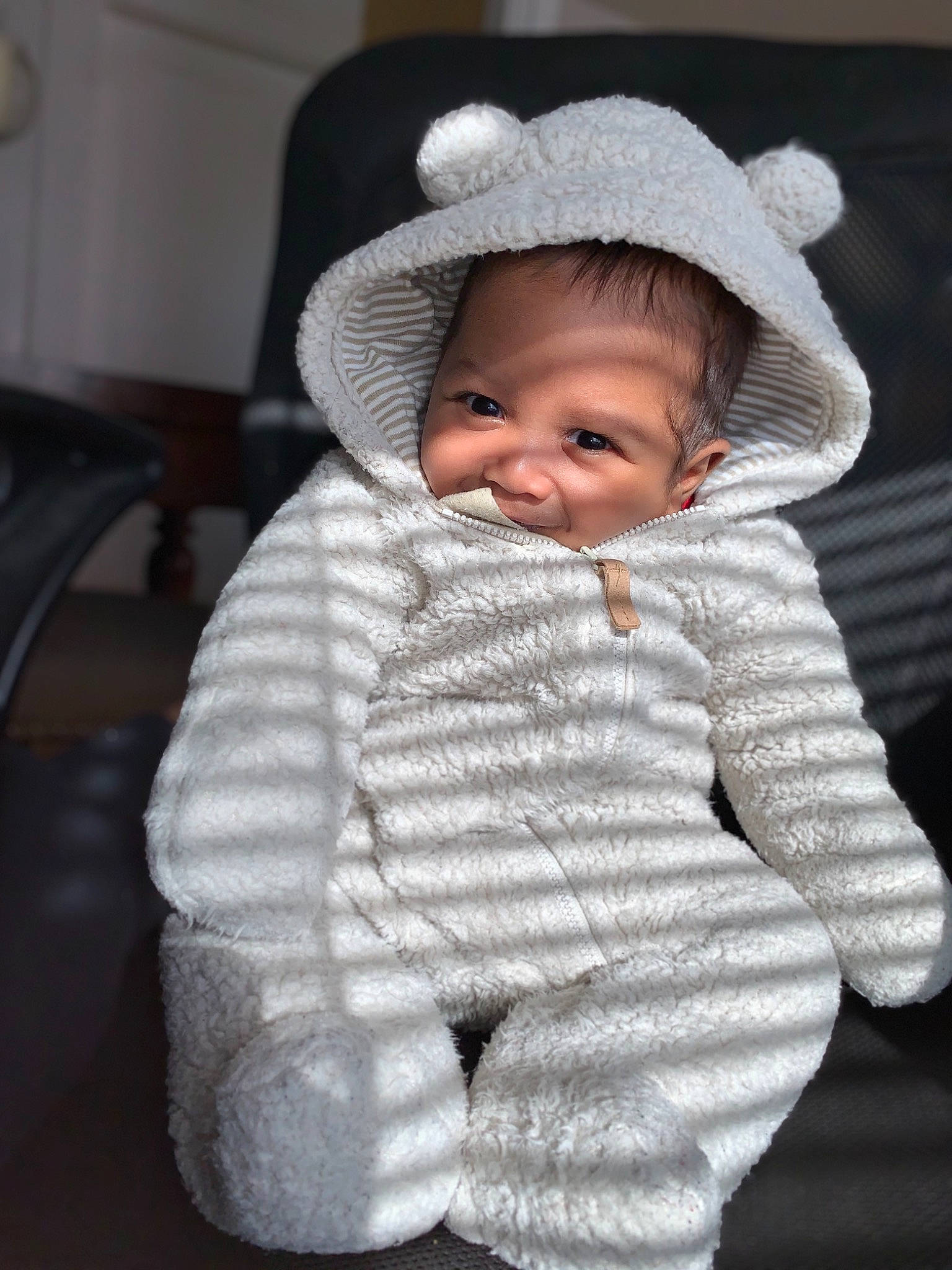 Henrique joined the competition — help win amazing prizes! baby, baby_toddler_clothing, cheek, child, collar, comfort, fashion_accessory, fur, happy, hat, lip, monochrome, monochrome_photography, outerwear, pattern, person, sleeve, smile, sun_hat, toddler