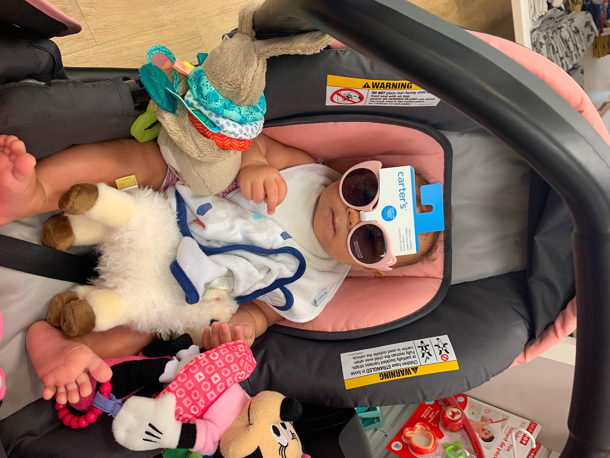 Dani joined the competition — help win amazing prizes! audio_equipment, auto_part, automotive_design, baby_carriage, baby_products, car_seat, child, eyewear, family_car, fashion_accessory, finger, fun, motor_vehicle, nail, person, personal_protective_equipment, product, recreation, stuffed_toy, toy