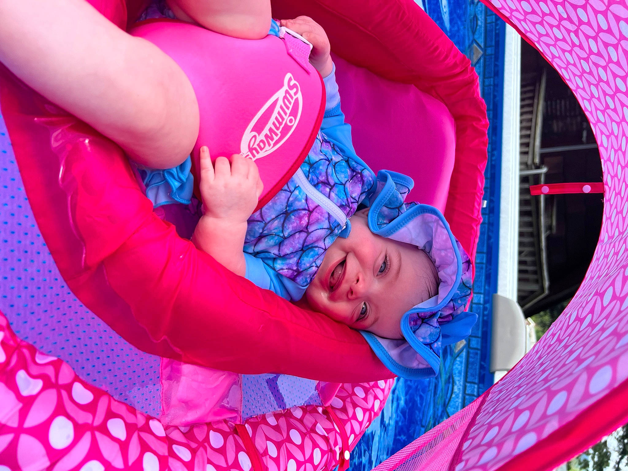 Madelyn joined the competition — help win amazing prizes! child, elbow, electric_blue, entertainment, event, fun, happy, headwear, human_body, leisure, magenta, pattern, person, pink, purple, recreation, red, textile, thigh, toddler