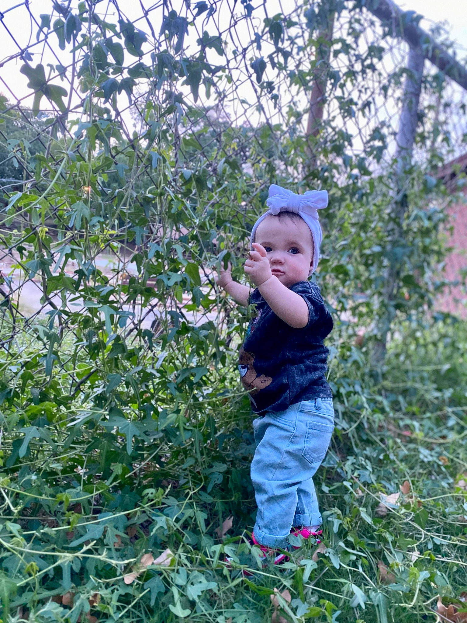 Palmerlynn joined the competition — help win amazing prizes! baby, baby_toddler_clothing, child, flowering_plant, forest, fruit, fun, grass, groundcover, happy, hat, landscape, people_in_nature, person, plant, rose_family, soil, sun_hat, toddler, tree