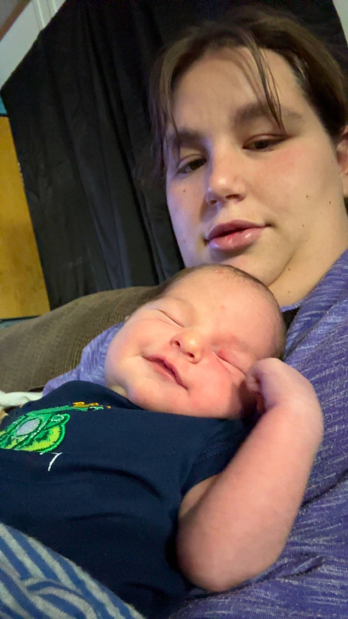 Gabriel is registered to the contest to win money with this photo: abdomen, baby, cheek, chest, comfort, elbow, eyelash, flash_photography, fun, gesture, happy, interaction, iris, jewellery, lip, mouth, nose, person, t_shirt, toddler