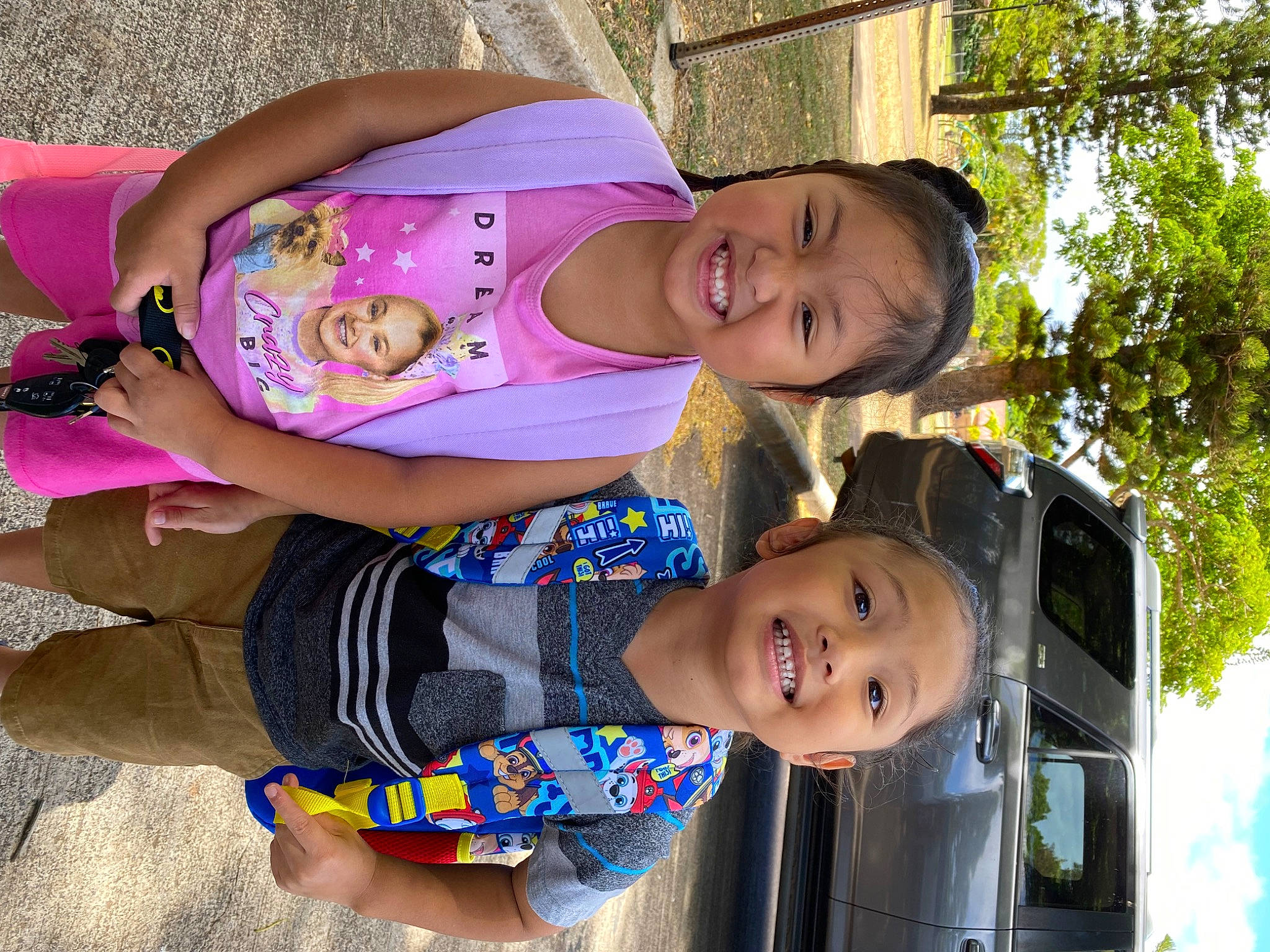 Anela Leialoha is registered to the contest to win money with this photo: automotive_exterior, baby, baby_toddler_clothing, child, electric_blue, face, family_car, fun, happy, hat, joy, leisure, magenta, motor_vehicle, person, recreation, skin, smile, toddler, travel