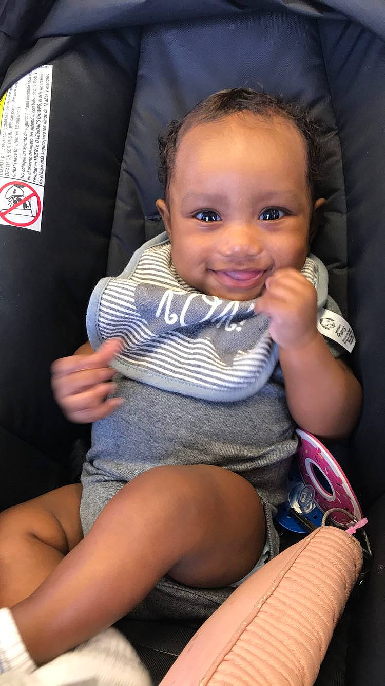 Cody joined the competition — help win amazing prizes! baby, baby_carriage, baby_in_car_seat, baby_products, car_seat, cheek, child, joy, leg, person, product, sitting, skin, smile, thigh, toddler