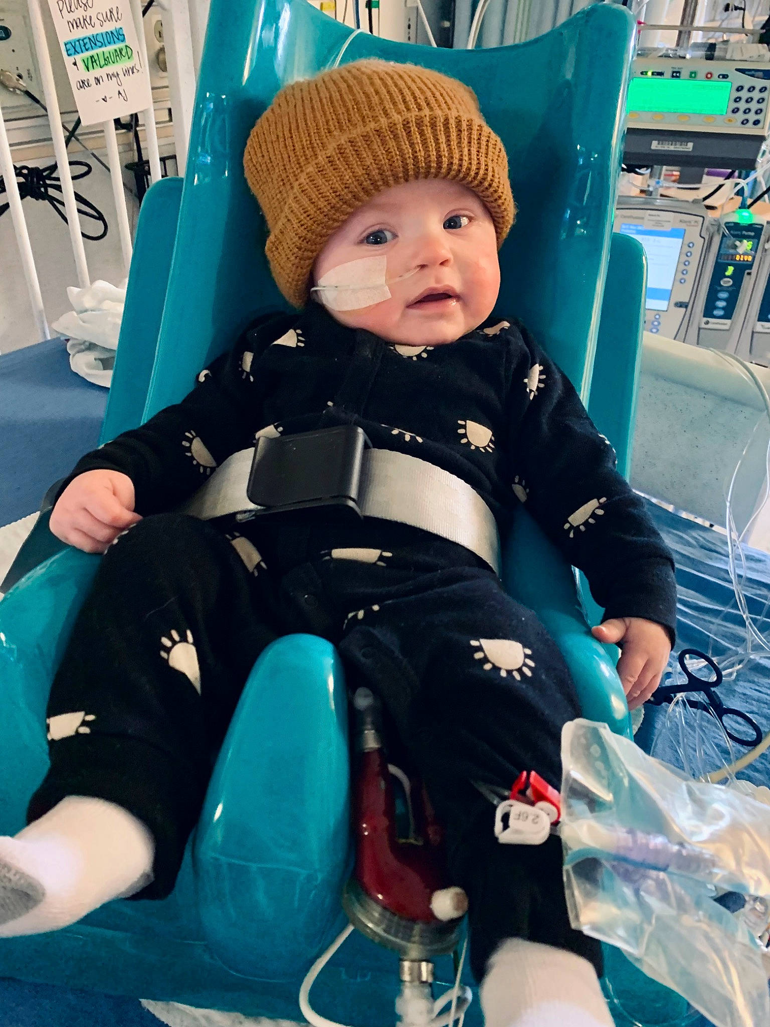 Aj joined the competition — help win amazing prizes! baby, baby_carriage, baby_products, baby_safety, baby_toddler_clothing, beanie, cap, car_seat, child, comfort, electric_blue, fun, headwear, human_leg, knee, lap, leisure, person, personal_protective_equipment, service