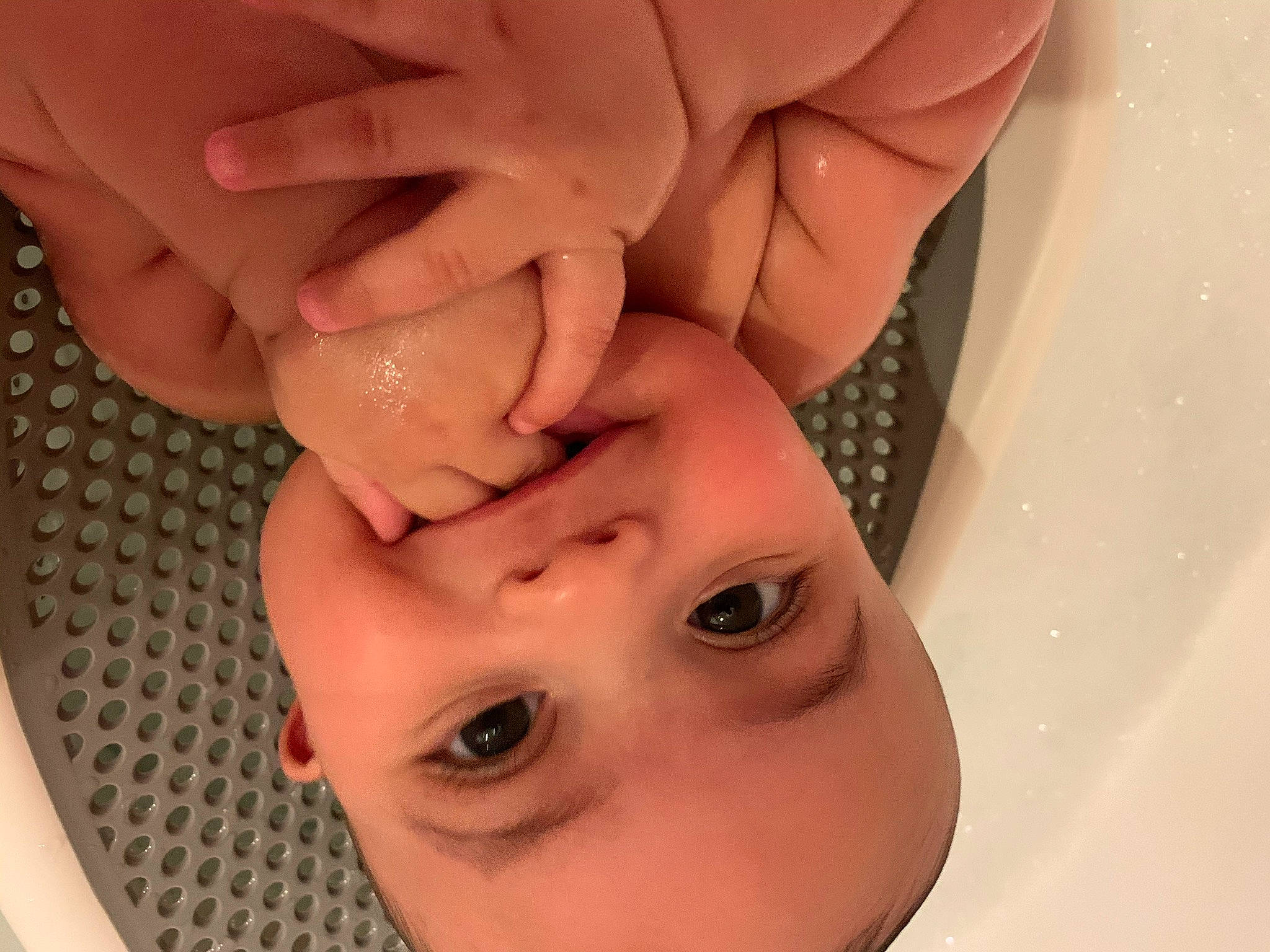 Kasyn is registered to the contest to win money with this photo: baby, cheek, child, chin, comfort, ear, eyebrow, eyelash, facial_expression, finger, gesture, happy, iris, joy, lip, mouth, nail, nose, person, skin