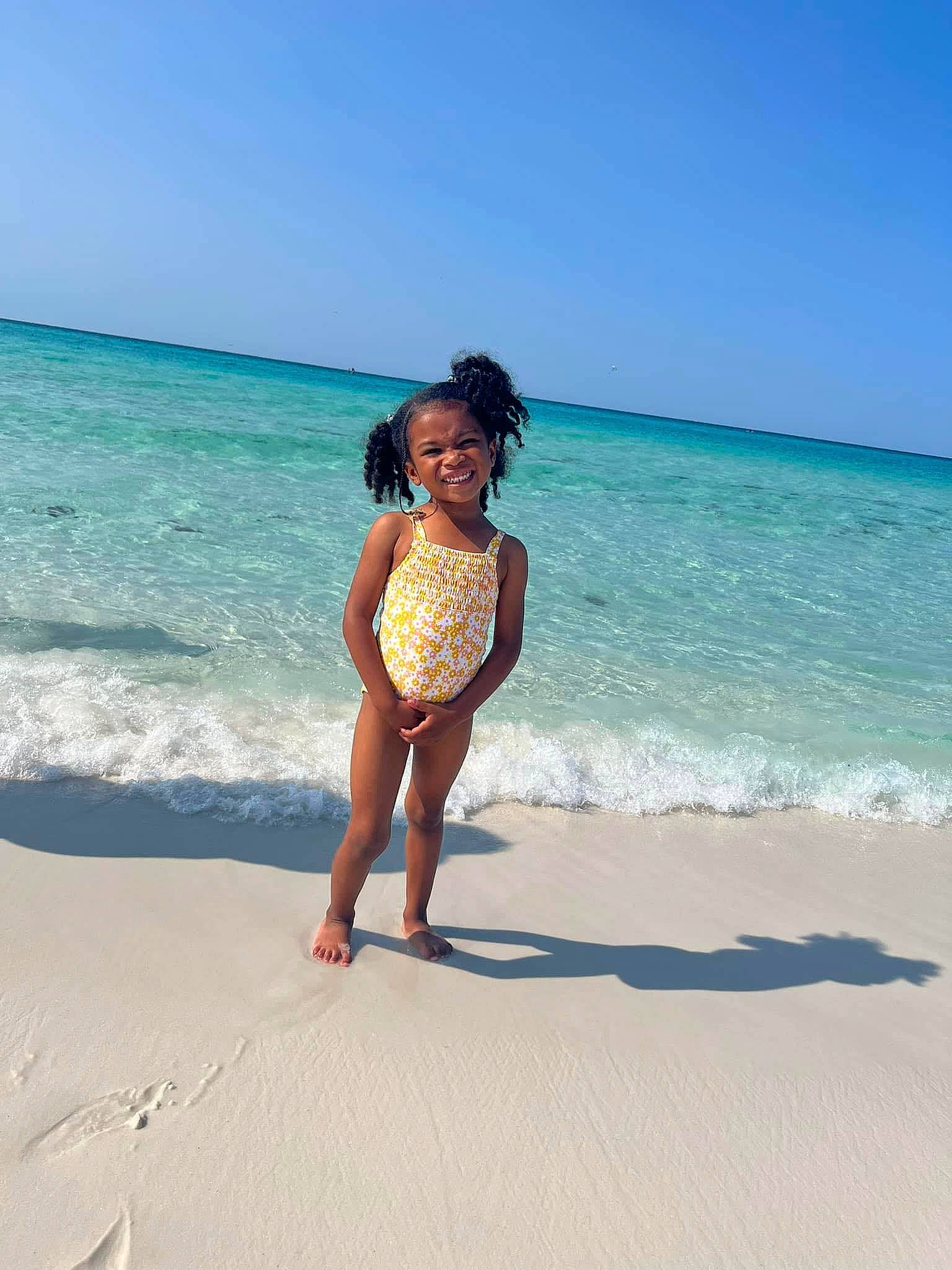 Braylee joined the competition — help win amazing prizes! aqua, barefoot, beach, beauty, cloud, coastal_and_oceanic_landforms, fun, happy, holiday, horizon, human_leg, joy, leisure, people_in_nature, people_on_beach, person, sky, thigh, travel, waist