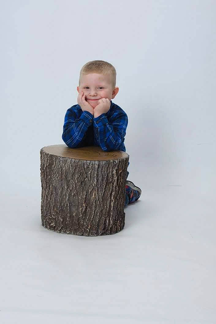 Colton Turner joined the competition — help win amazing prizes! baby, baby_toddler_clothing, child, collar, comfort, electric_blue, grass, happy, joy, person, portrait_photography, sitting, sleeve, smile, toddler, winter, wood