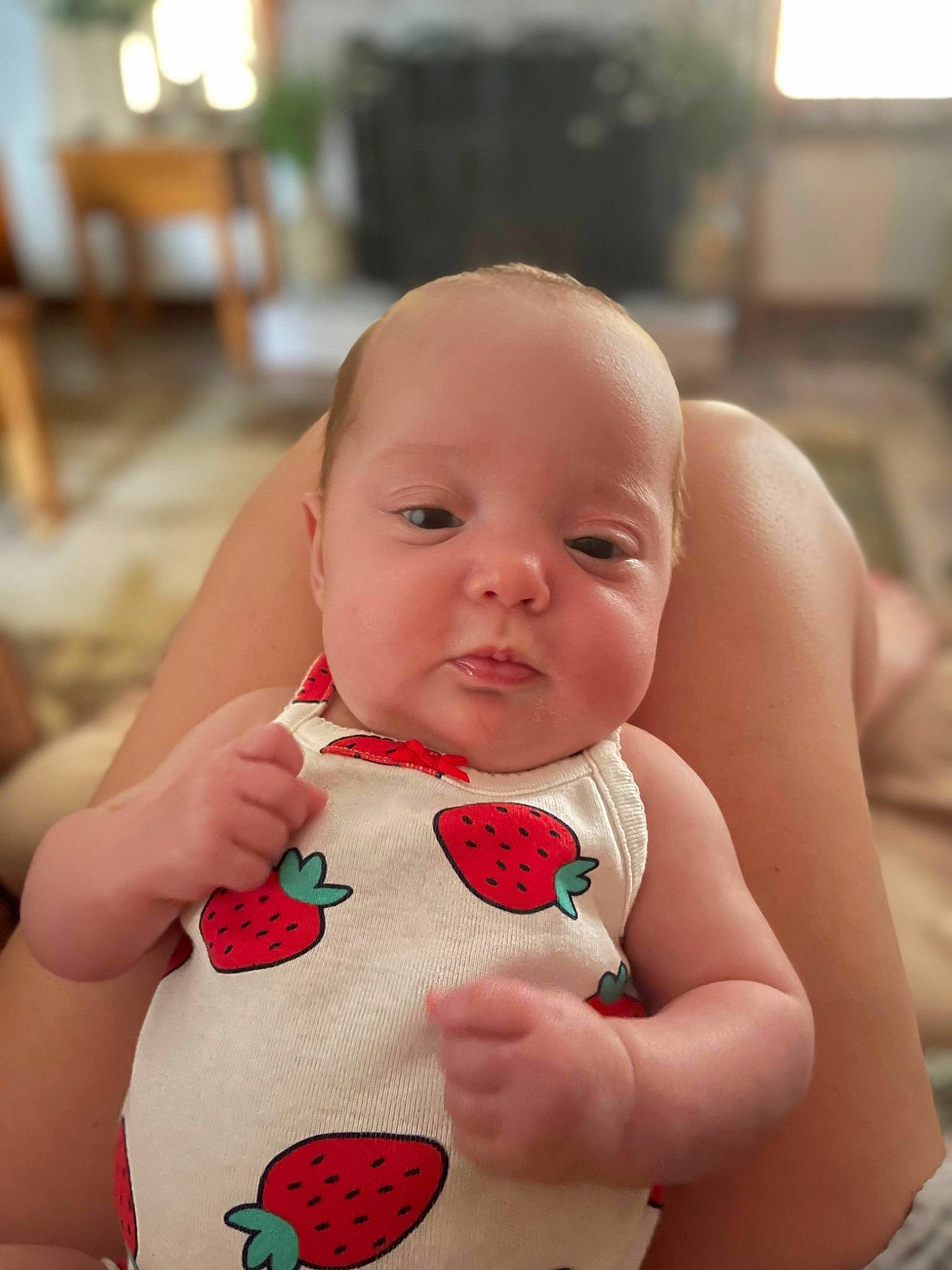Ember joined the competition — help win amazing prizes! arm, baby, baby_toddler_clothing, cheek, chin, dress, eyelash, finger, flash_photography, hand, happy, iris, lip, mouth, neck, nose, person, product, skin, smile