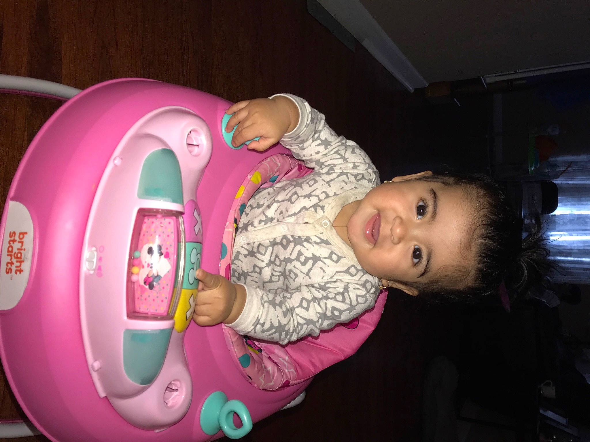 Kendra is registered to the contest to win money with this photo: baby, child, fun, person, pink, product