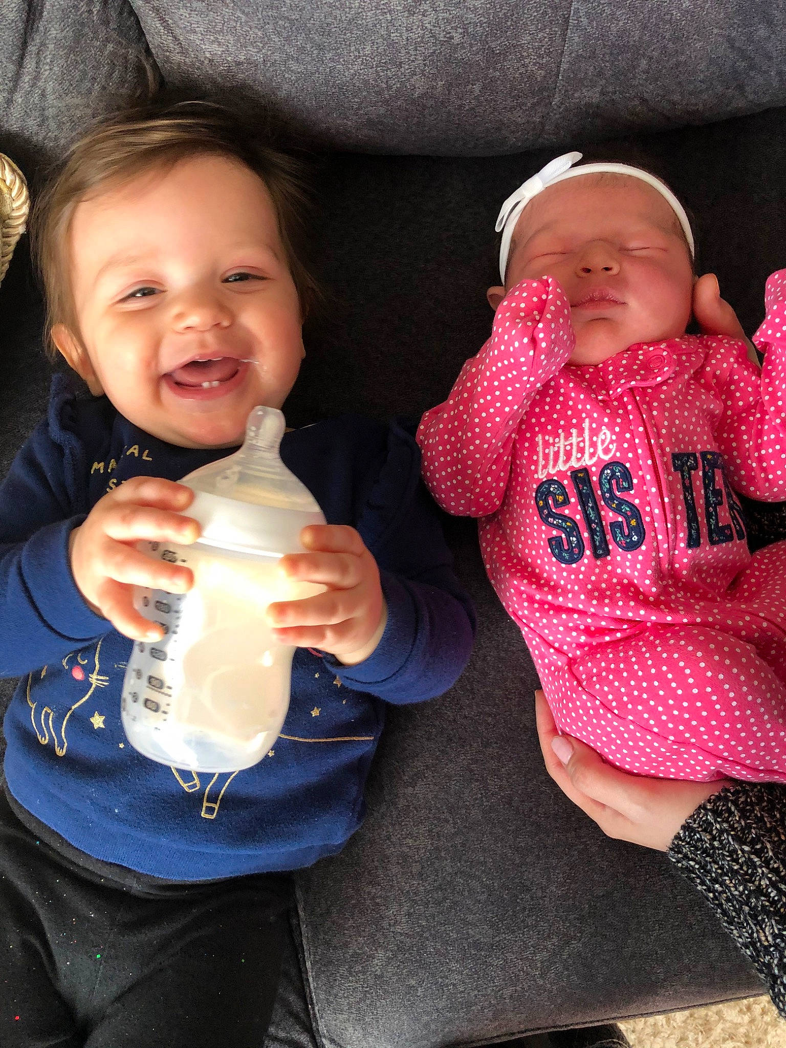 Davina is registered to the contest to win money with this photo: baby, baby_bottle, baby_products, child, dairy, drink, drinking, family, food, fun, happy, people, person, photography, pink, product, skin, smile, tableware, toddler