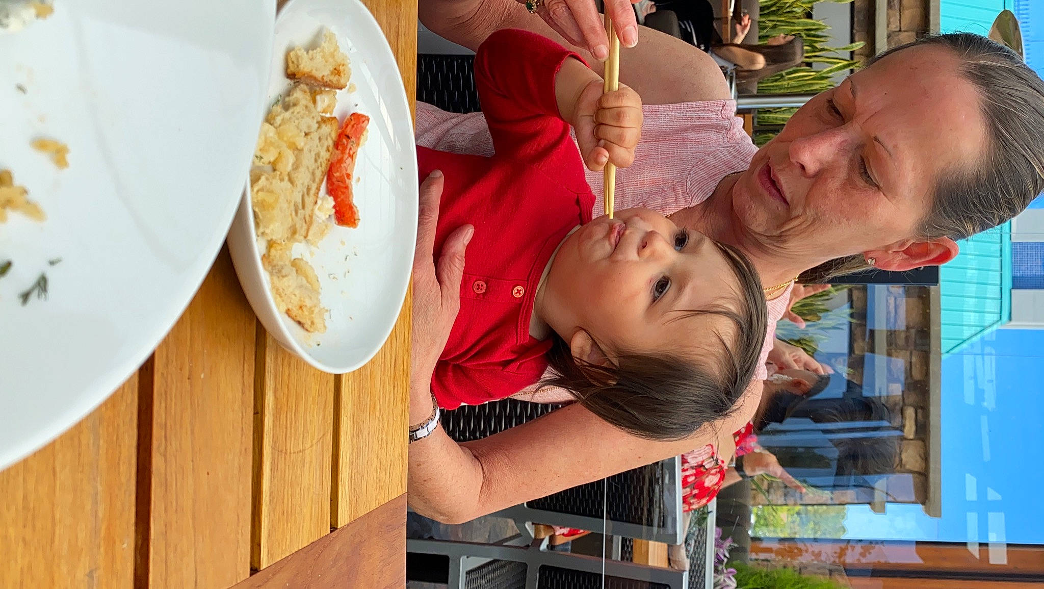 Denzel is registered to the contest to win money with this photo: baby, child, cuisine, dish, event, fast_food, food, food_craving, fun, happy, ingredient, leisure, person, plant, plate, recipe, smile, t_shirt, tableware, toddler