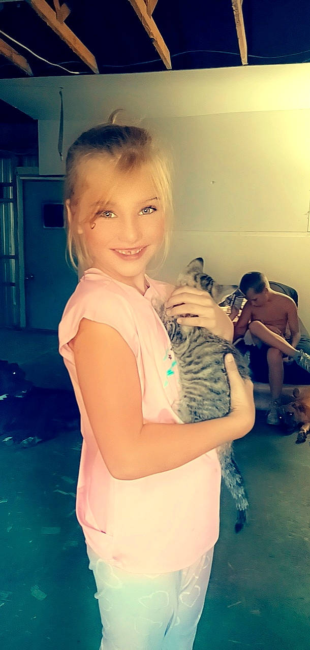 Annabella joined the competition — help win amazing prizes! abdomen, arm, black_hair, chest, elbow, facial_expression, flash_photography, fun, hair, hairstyle, happy, head, joy, leg, leisure, person, shoulder, skin, smile, standing