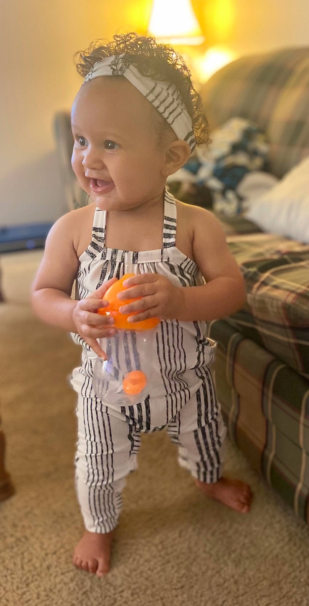 Izzabella joined the competition — help win amazing prizes! baby, baby_toddler_clothing, cap, child, face, fashion_design, finger, fun, hairstyle, hand, happy, hat, headband, jewellery, nail, necklace, pattern, person, skin, smile