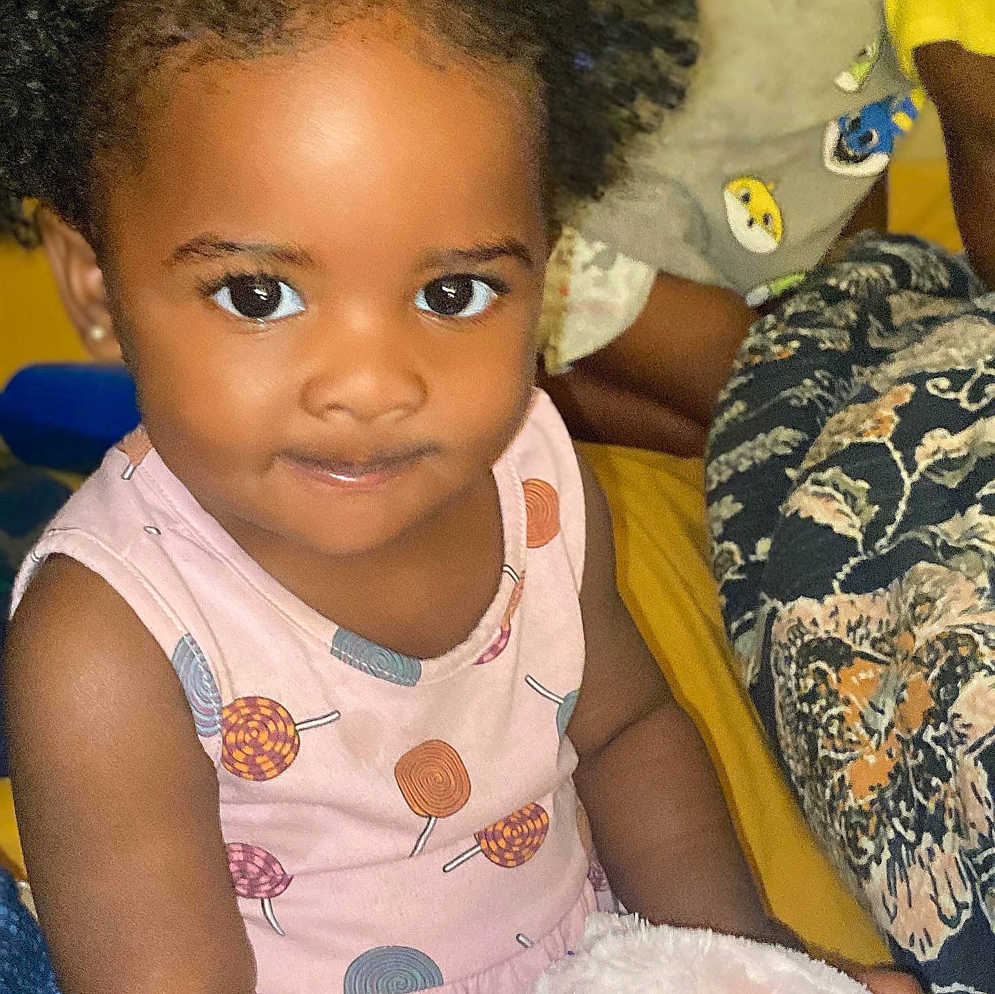 Deja joined the competition — help win amazing prizes! cheek, chin, ear, eye, eyebrow, eyelash, forehead, gesture, hair, hairstyle, head, iris, jheri_curl, lip, mouth, neck, nose, organ, person, skin