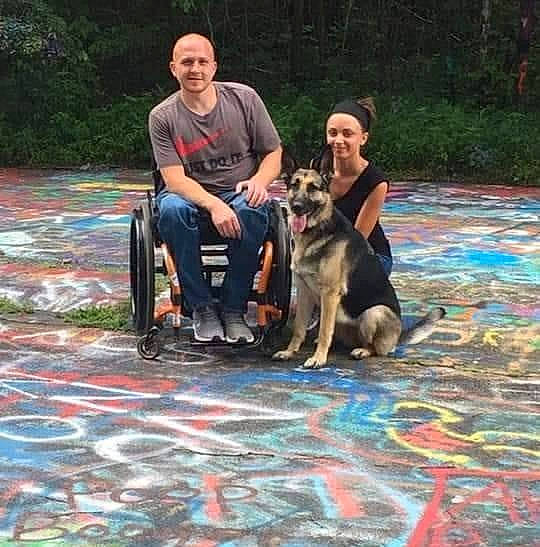 Paisley joined the competition — help win amazing prizes! canidae, carnivore, companion_dog, dog, dog_breed, event, fawn, flooring, fun, grass, herding_dog, lap, leisure, mammal, plant, recreation, sitting, smile, sporting_group, vertebrate