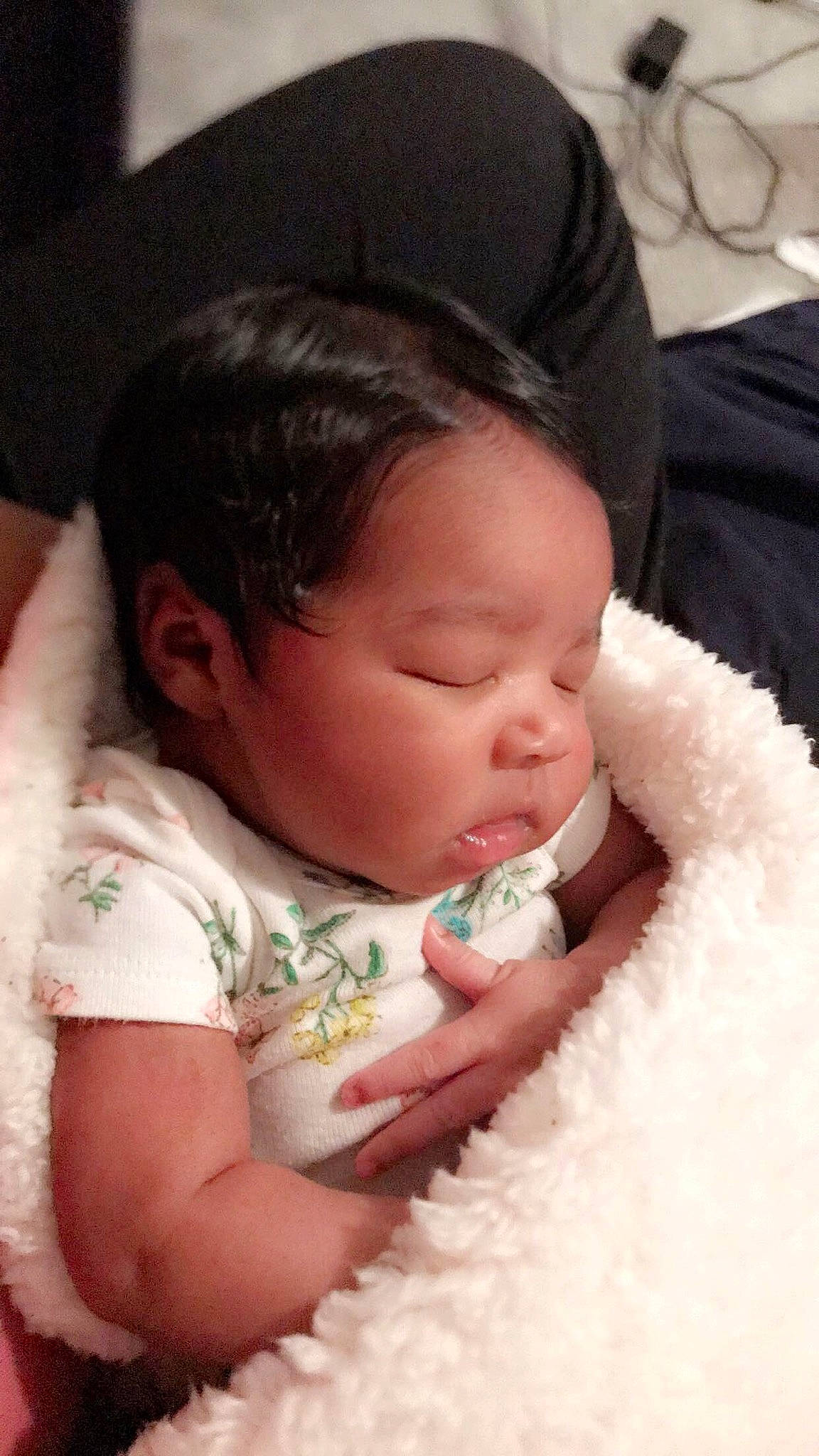 Zaleah joined the competition — help win amazing prizes! baby, baby_products, cheek, child, ear, face, hair_accessory, hand, head, headgear, lip, mouth, nose, person, skin, sleep, smile, toddler