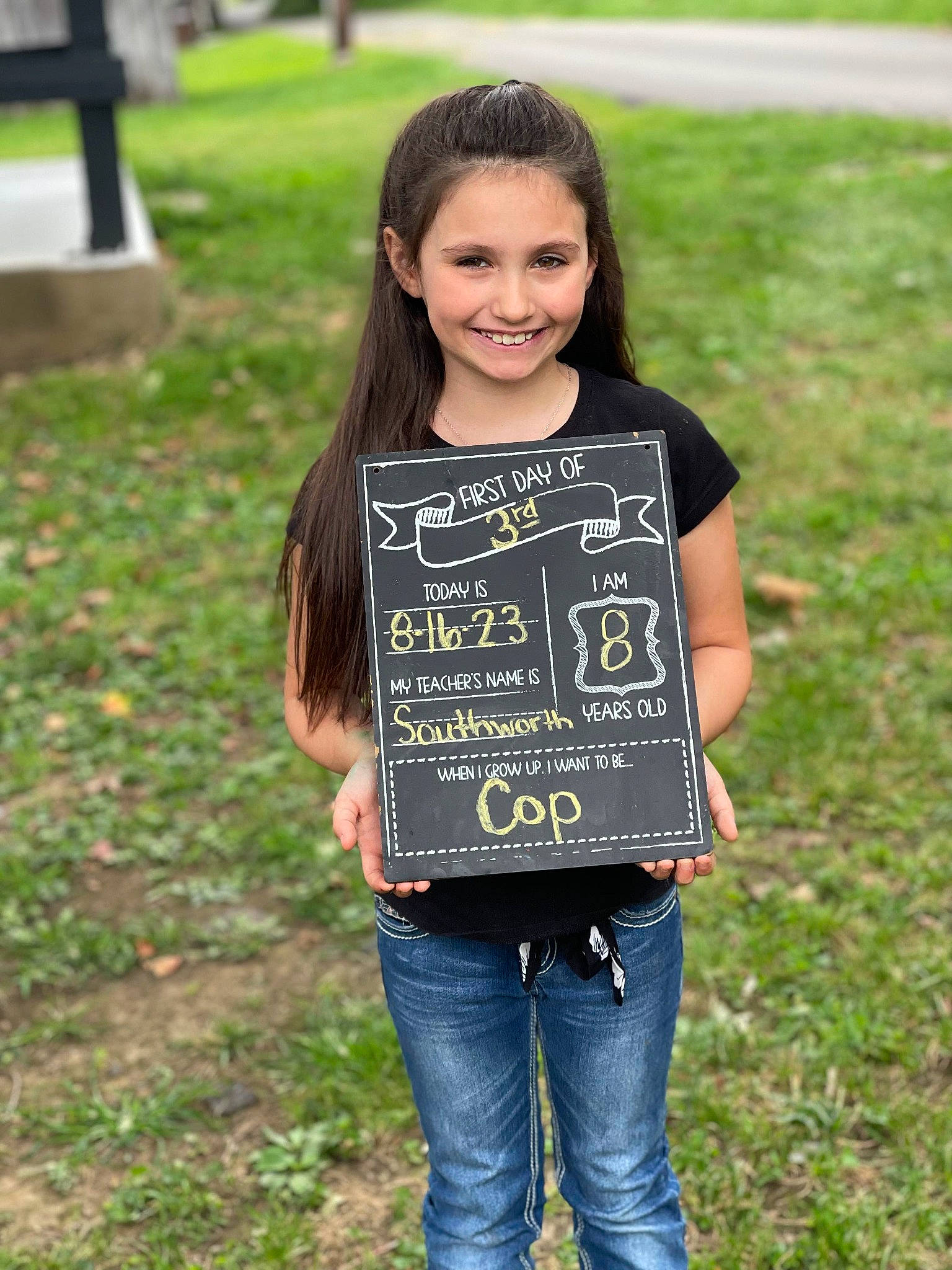 Dailee joined the competition — help win amazing prizes! denim, dress, font, fun, grass, grassland, hair, handwriting, happy, head, jeans, joy, lawn, leaf, leisure, long_hair, people_in_nature, person, plant, recreation