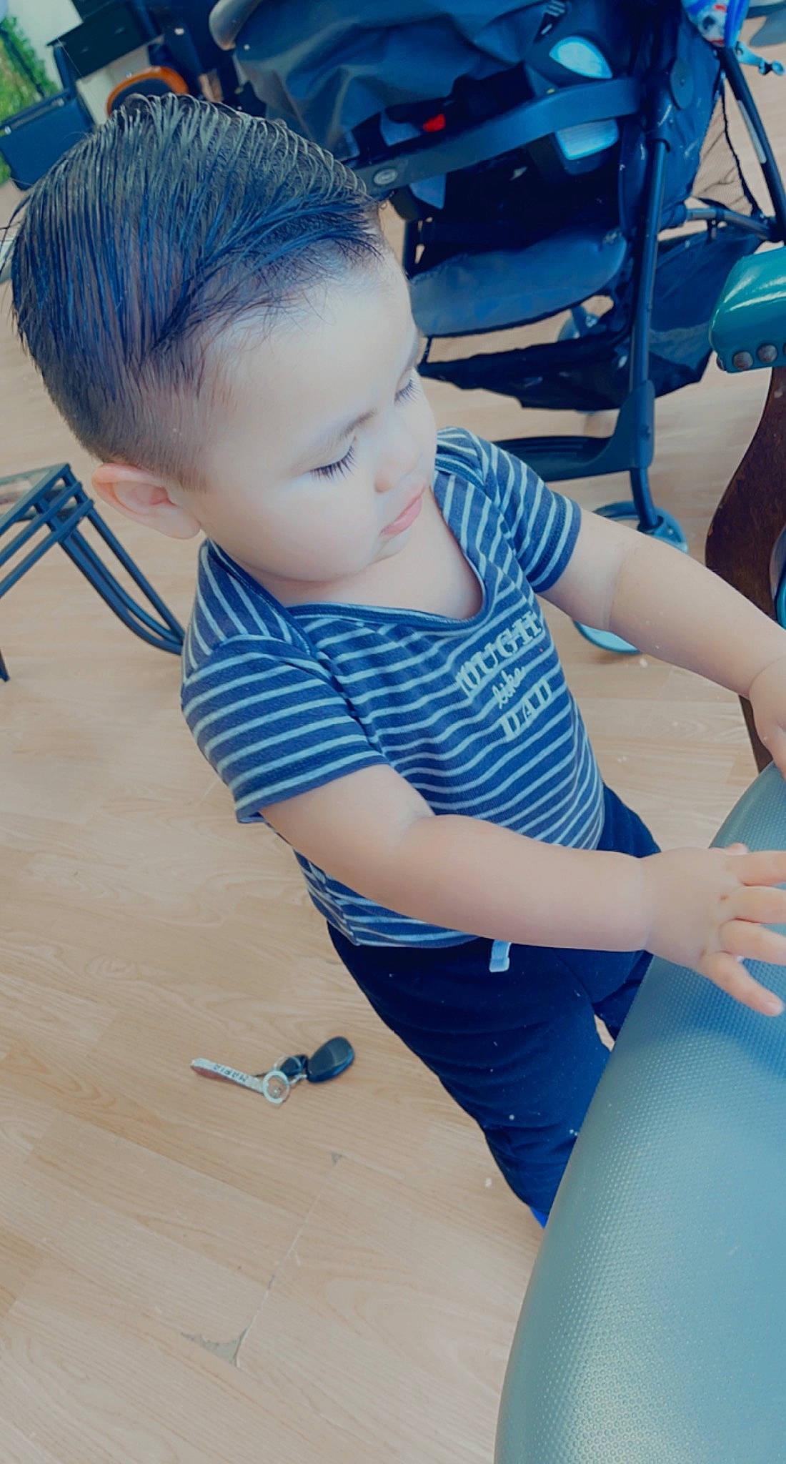 Carlos joined the competition — help win amazing prizes! azure, blue, cool, electric_blue, finger, flooring, fun, hairstyle, happy, human_body, joint, leg, leisure, person, product, shoulder, skin, t_shirt, thigh, toddler